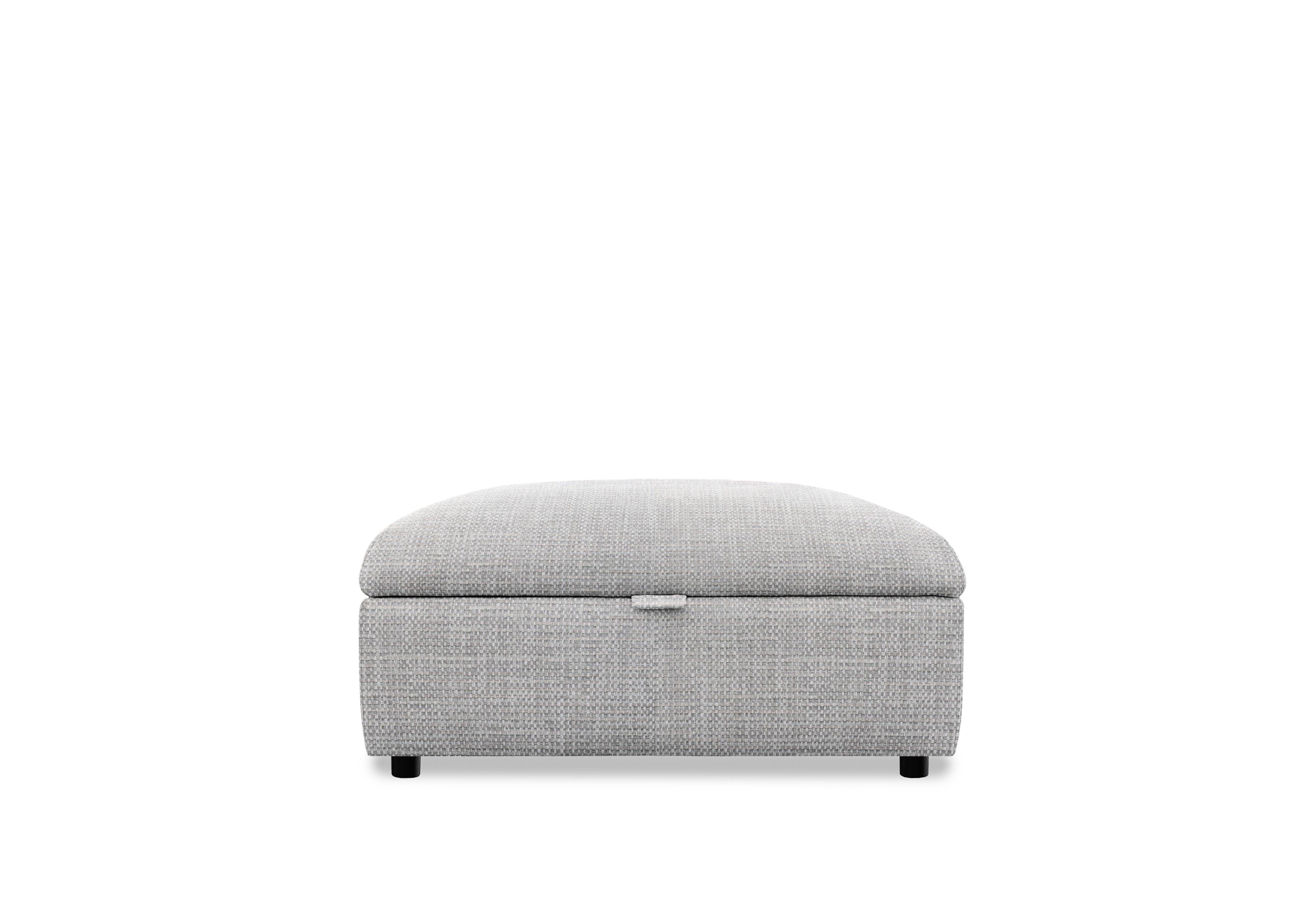 Hudson 23 Fabric Storage Stool in Latitude Duck Egg 001448-0083 on Furniture Village