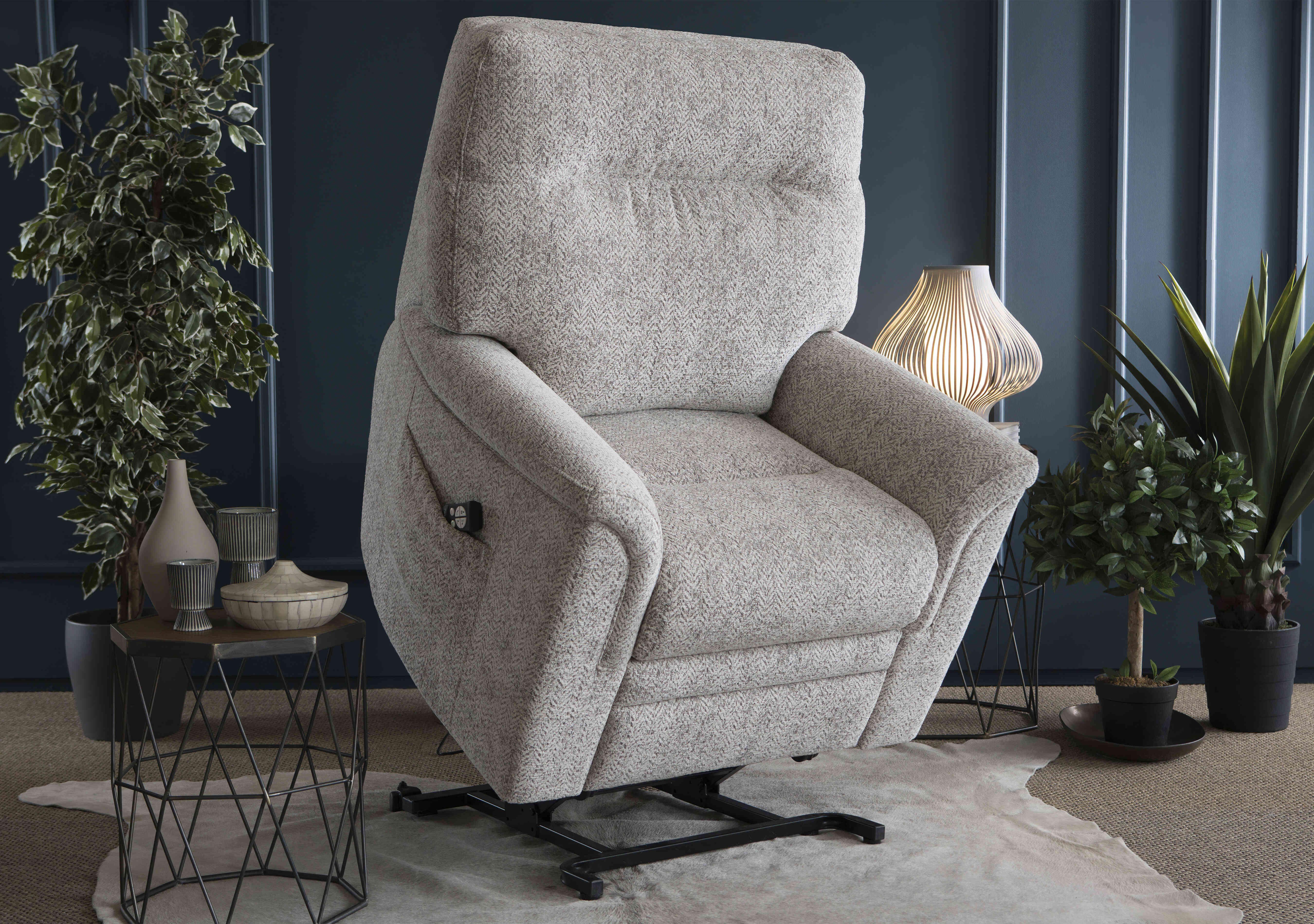 Hudson 23 Fabric Lift and Rise Chair in  on Furniture Village
