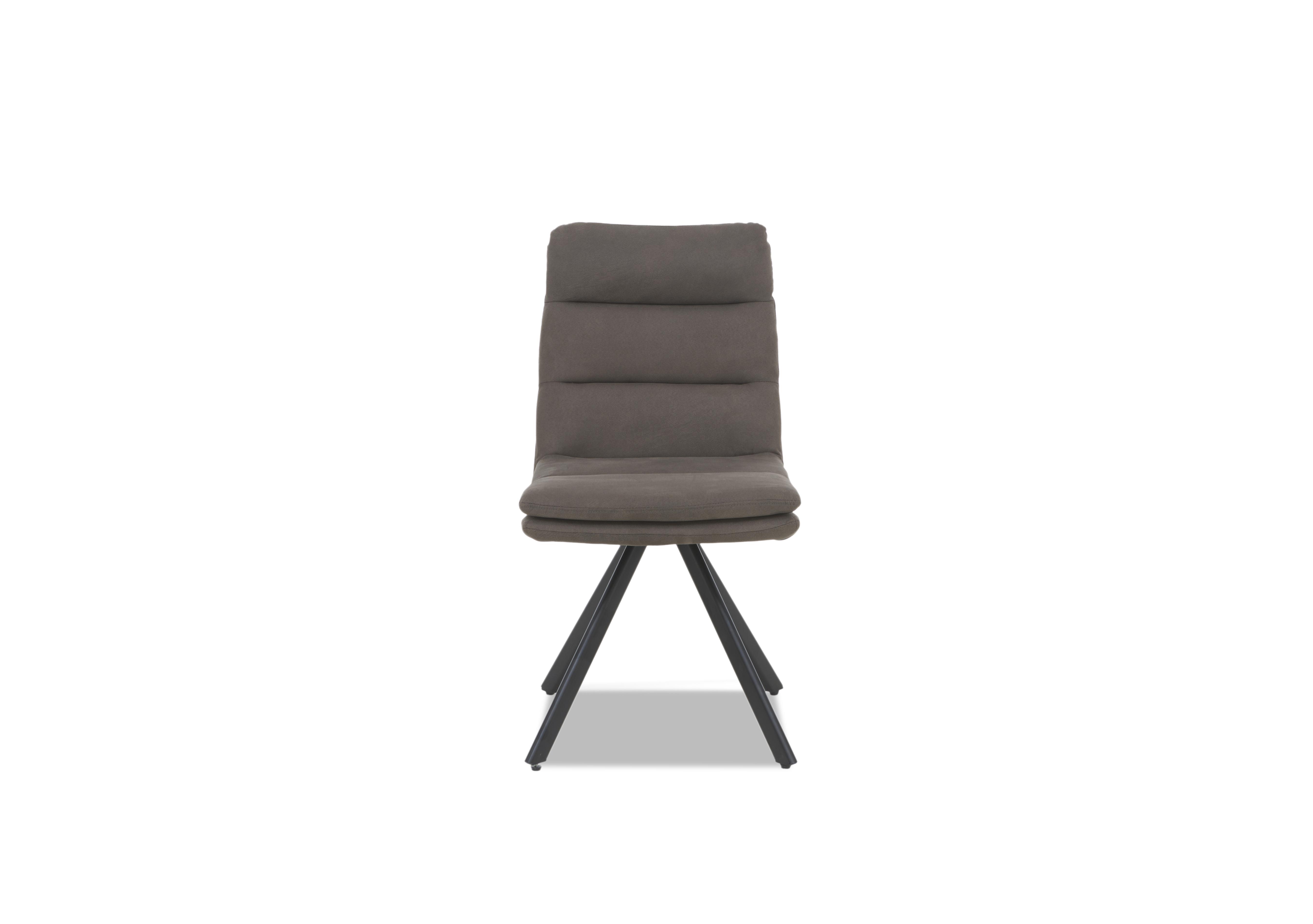 Njord Fabric Swivel Dining Chair in Anthracite on Furniture Village
