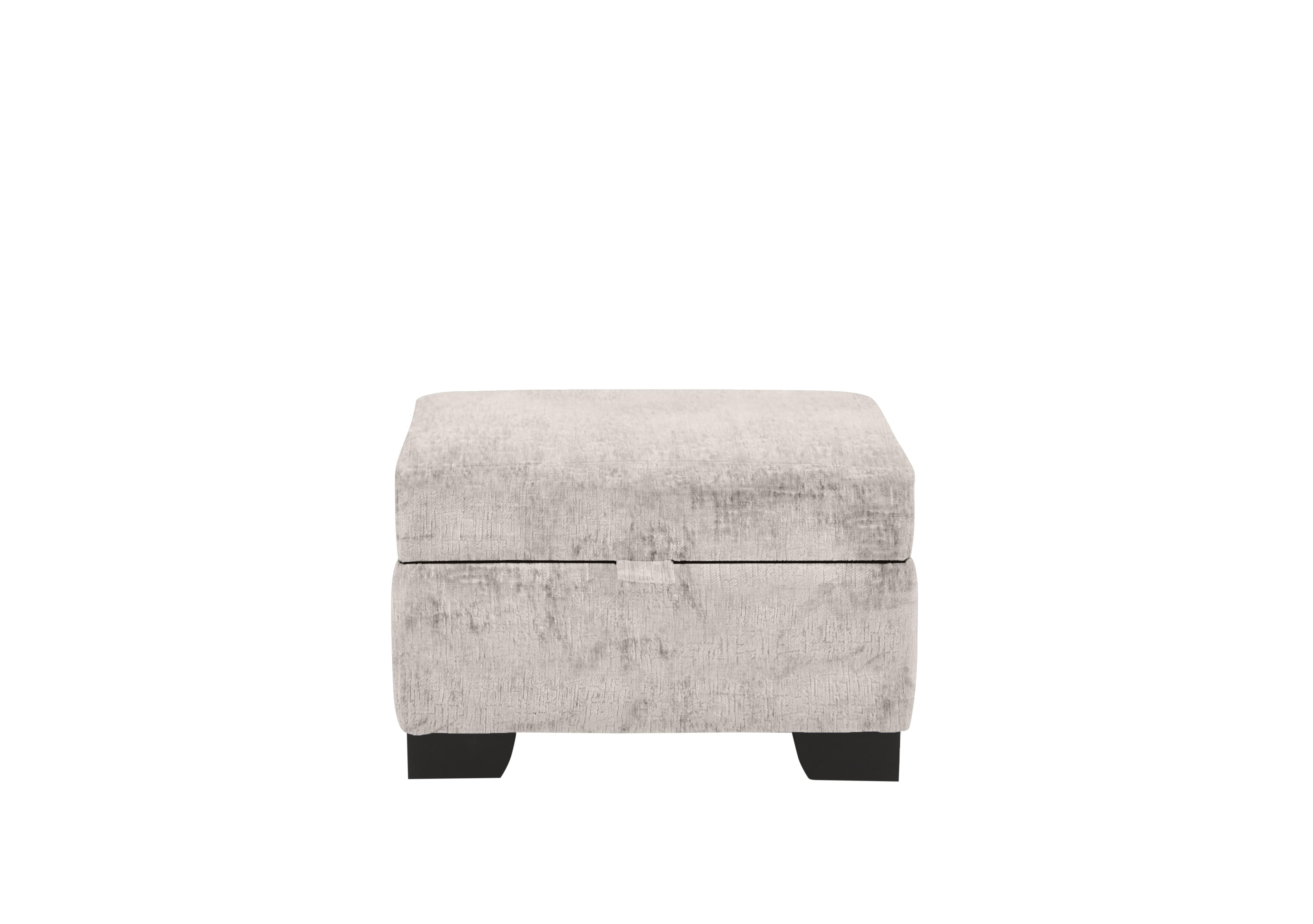 Boutique Lavish Storage Footstool in Alexandra Ecru on Furniture Village