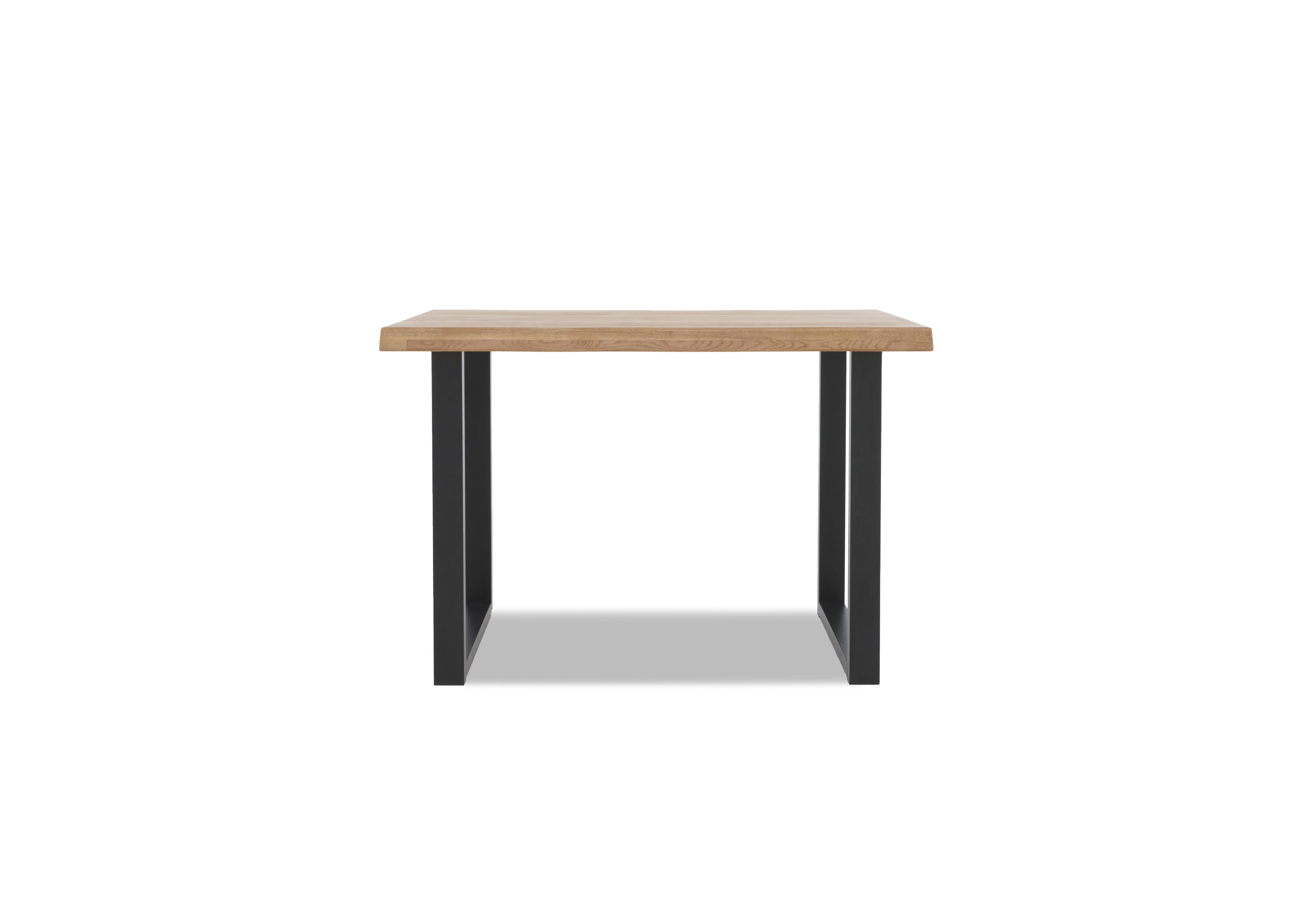 Compact Terra Raw Edge Bar Table with U-Shaped Legs in 01 Oiled on Furniture Village