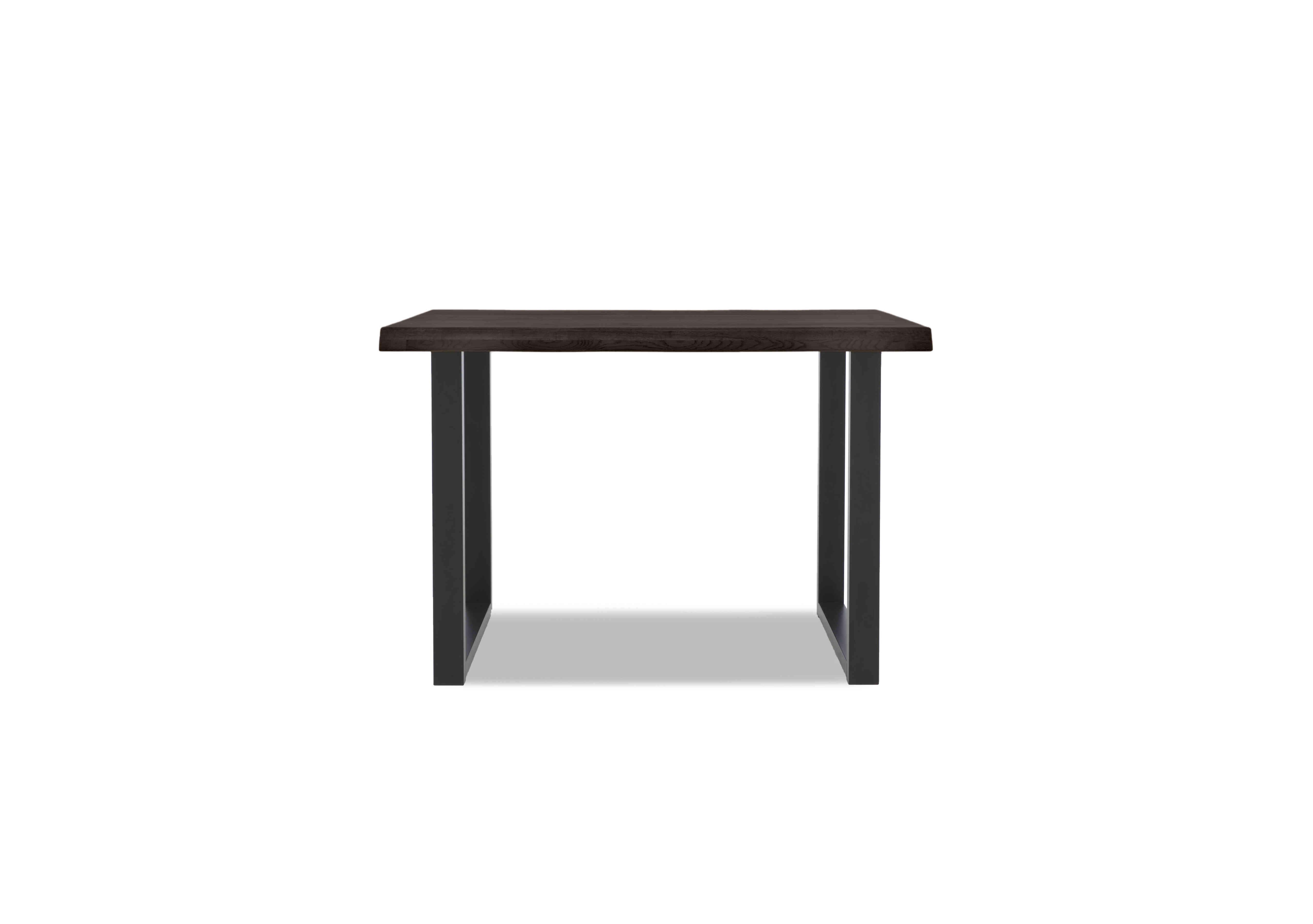 Compact Terra Raw Edge Bar Table with U-Shaped Legs in 02 Smoked on Furniture Village