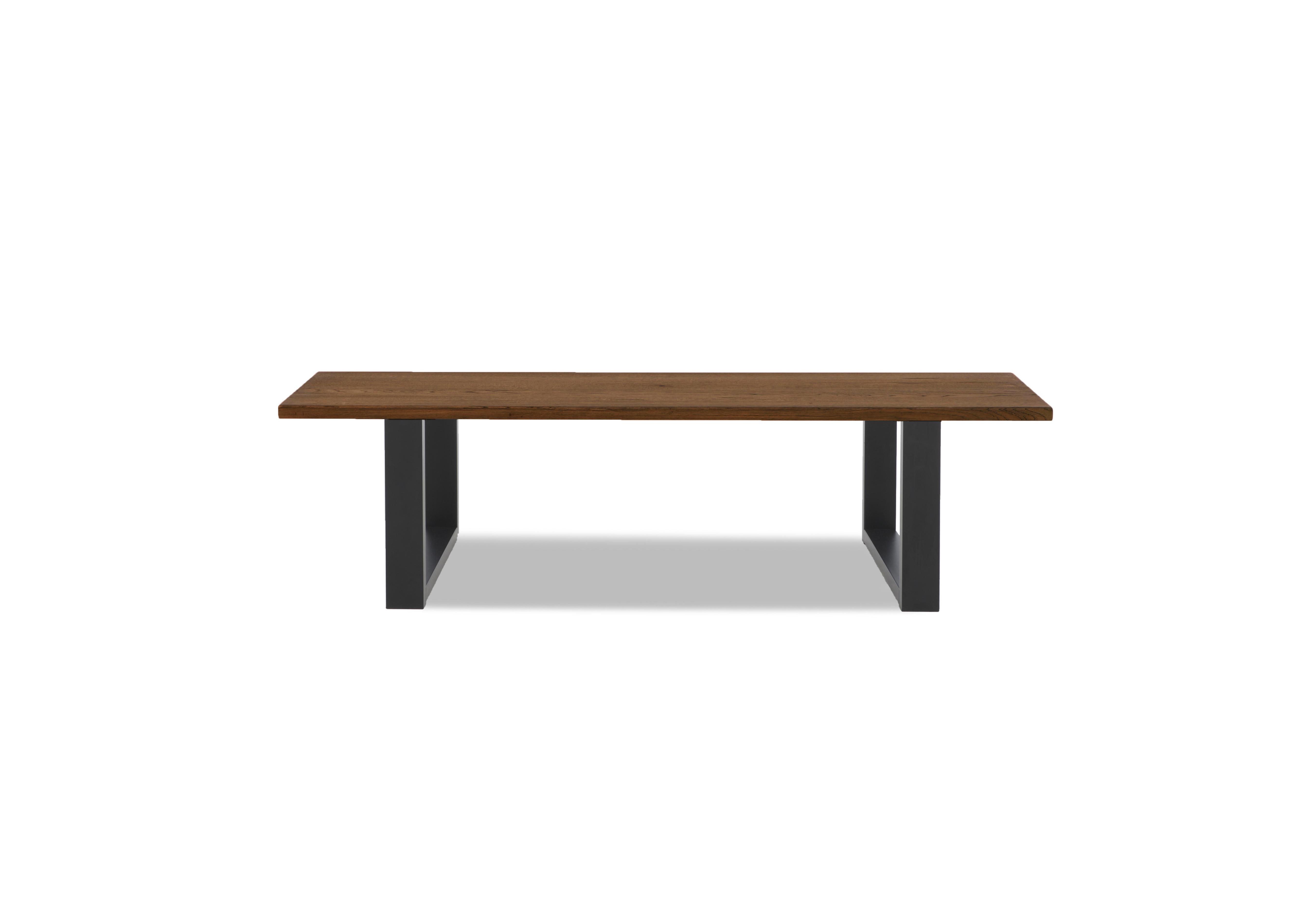 Compact Terra Dining Bench with U-Shaped Legs in 04 Desert on Furniture Village