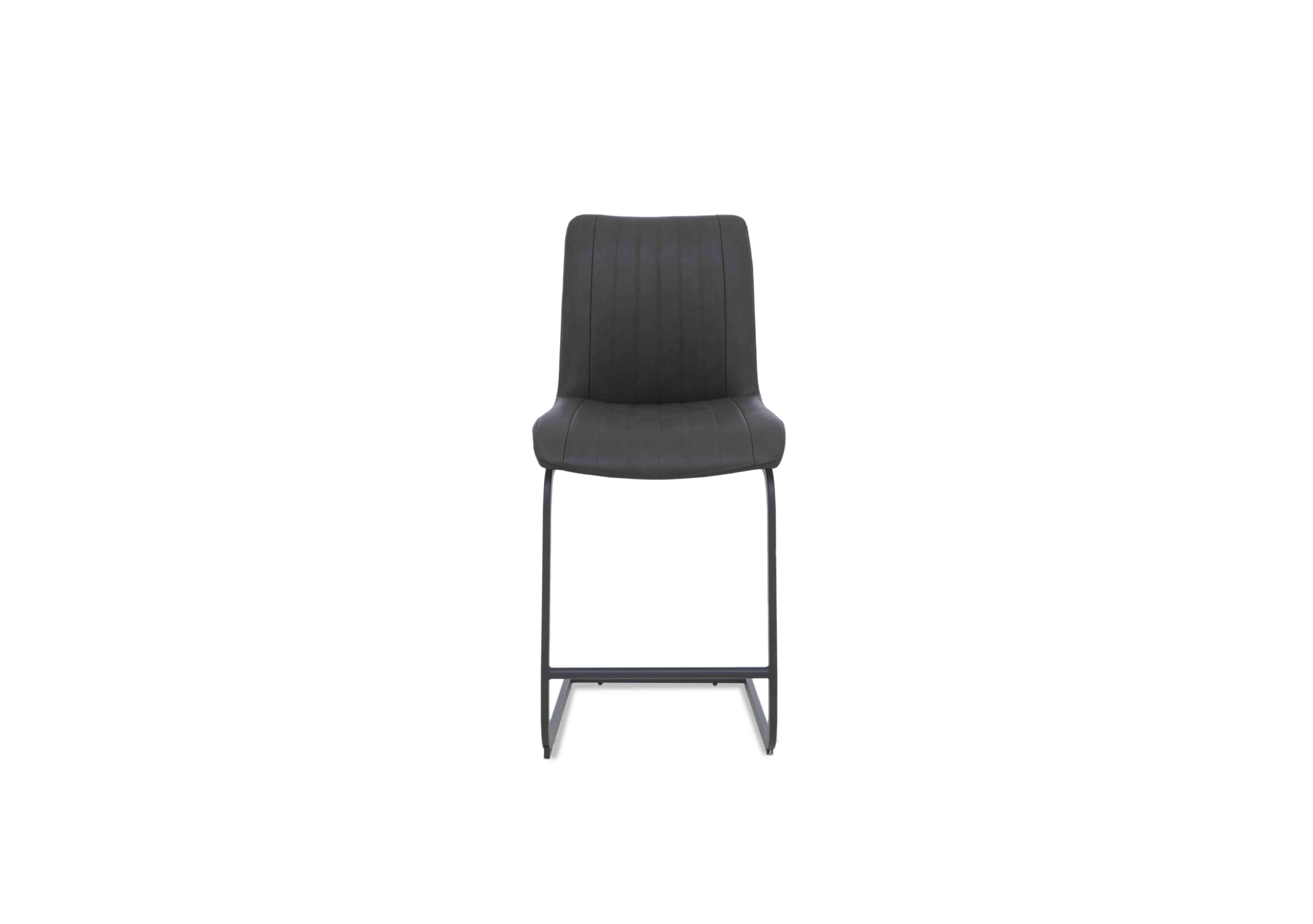 Terra Fixed Bar Stool in 08 Vintage Grey on Furniture Village