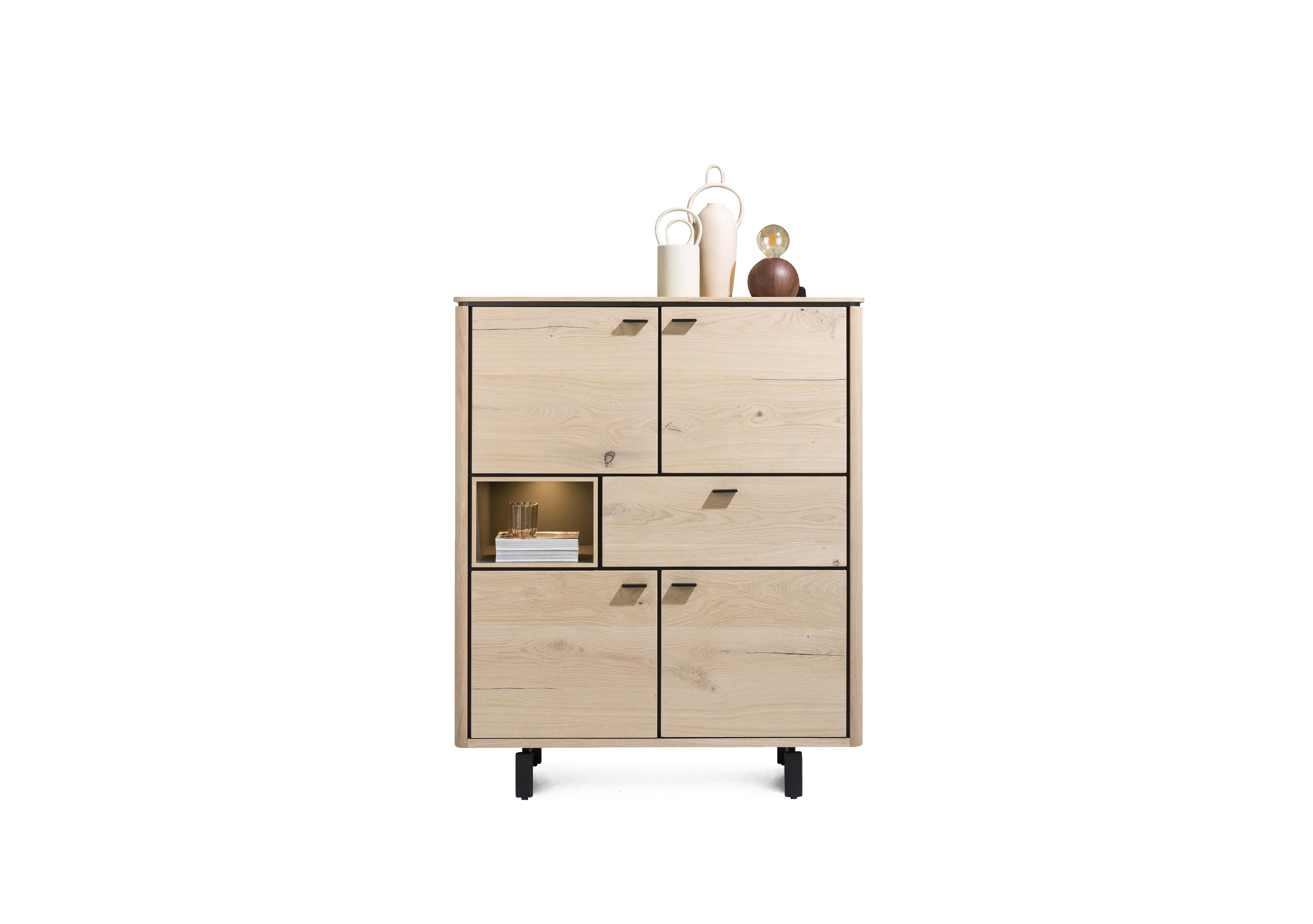 Montreal Wide Highboard in Natural on Furniture Village