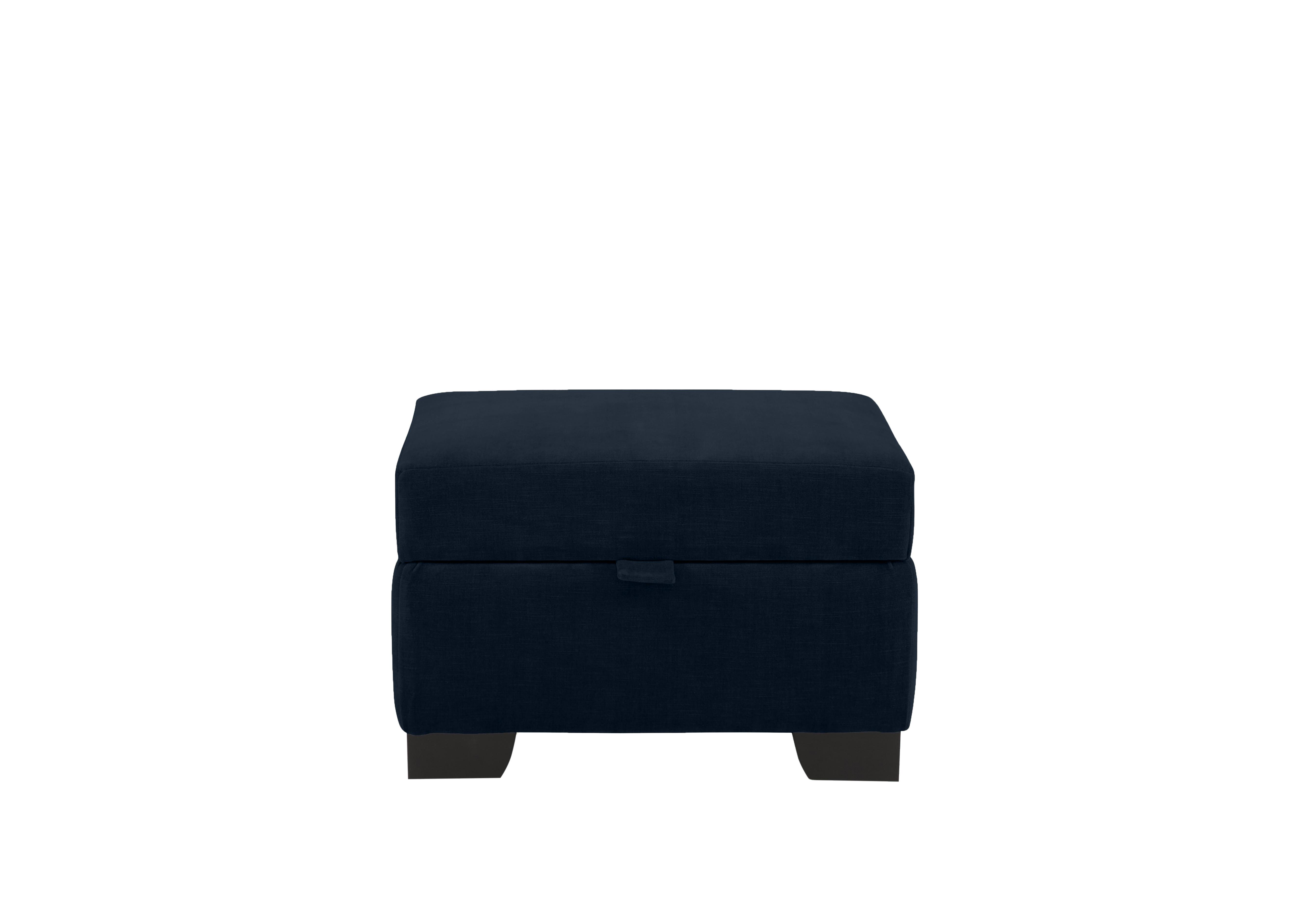 Boutique Palace Storage Footstool in Derwent Denim on Furniture Village