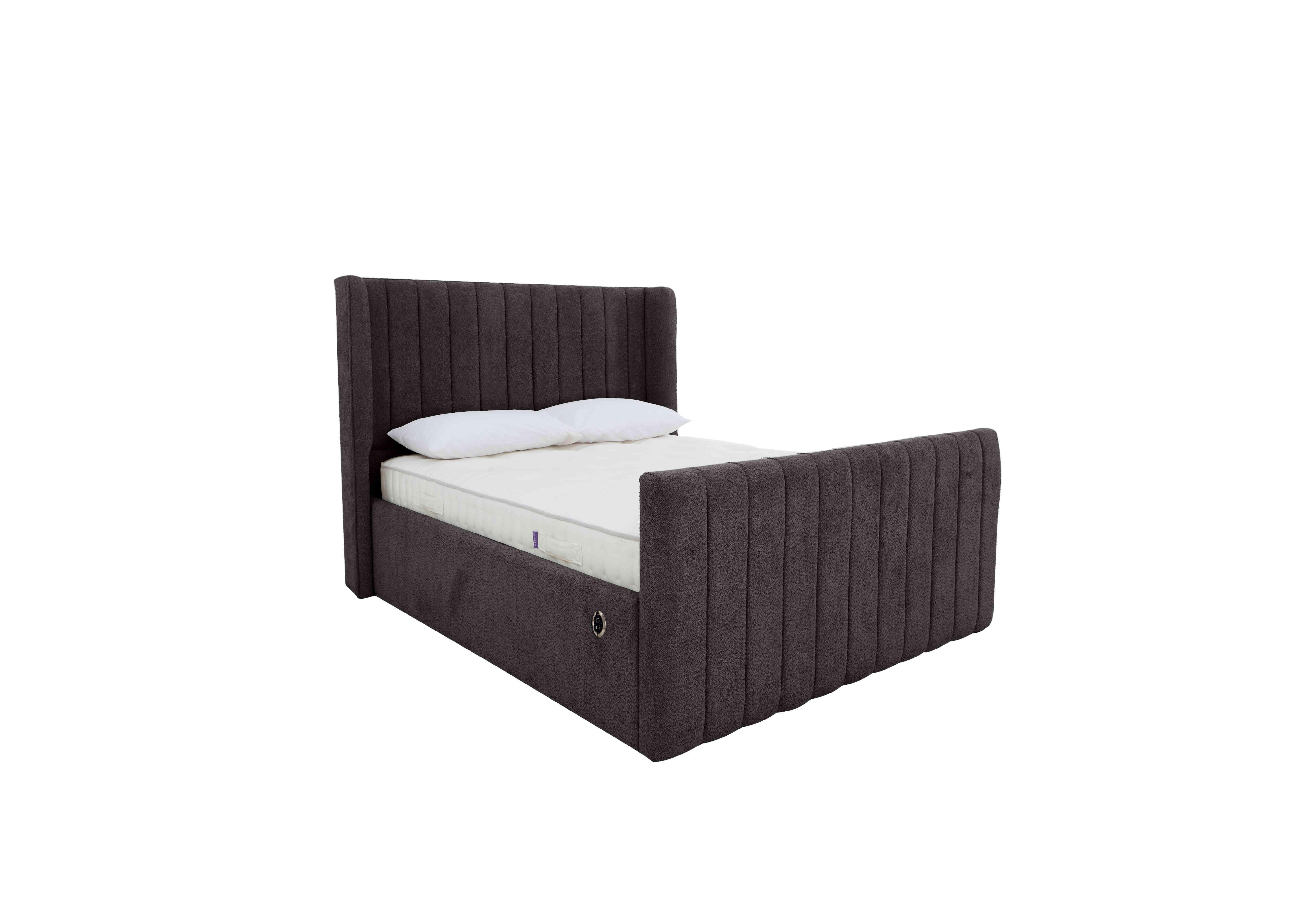 Eira High Foot End Electric Ottoman Bed Frame in Comfy Black on Furniture Village