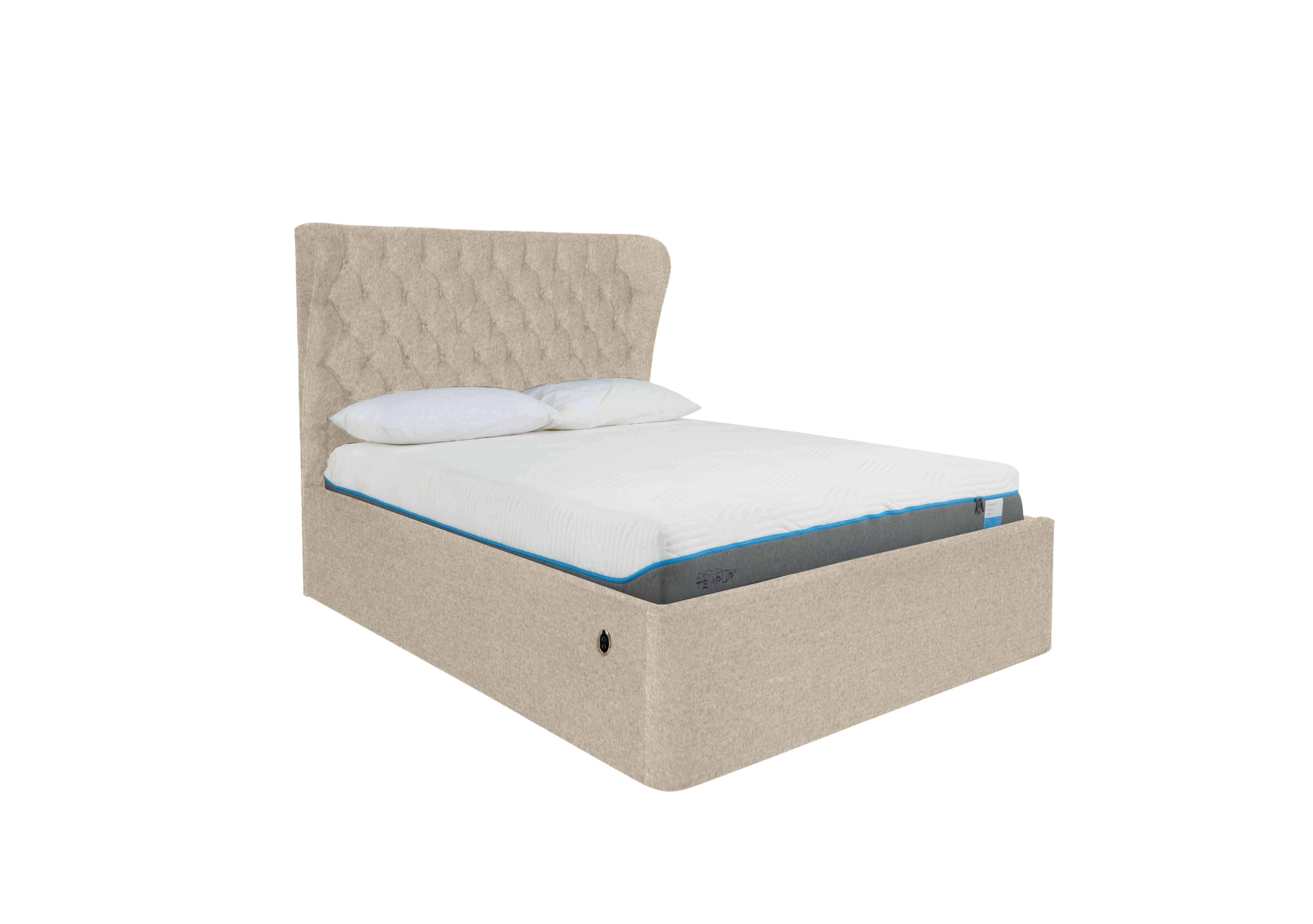 Kendall Electric Ottoman Bed Frame in Gatsby Fossil Hunting on Furniture Village