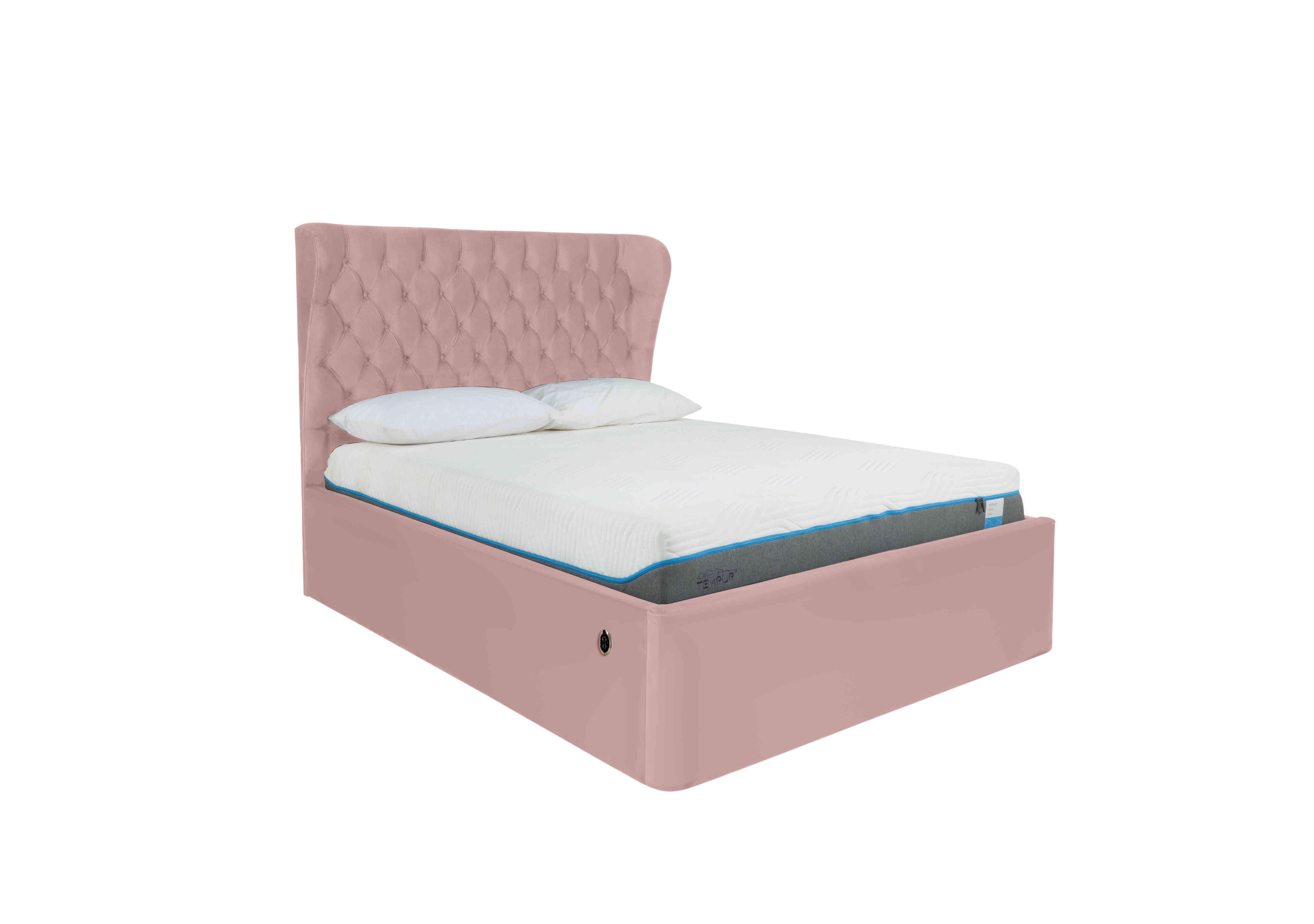 Kendall Electric Ottoman Bed Frame in Sanderson English Garden on Furniture Village