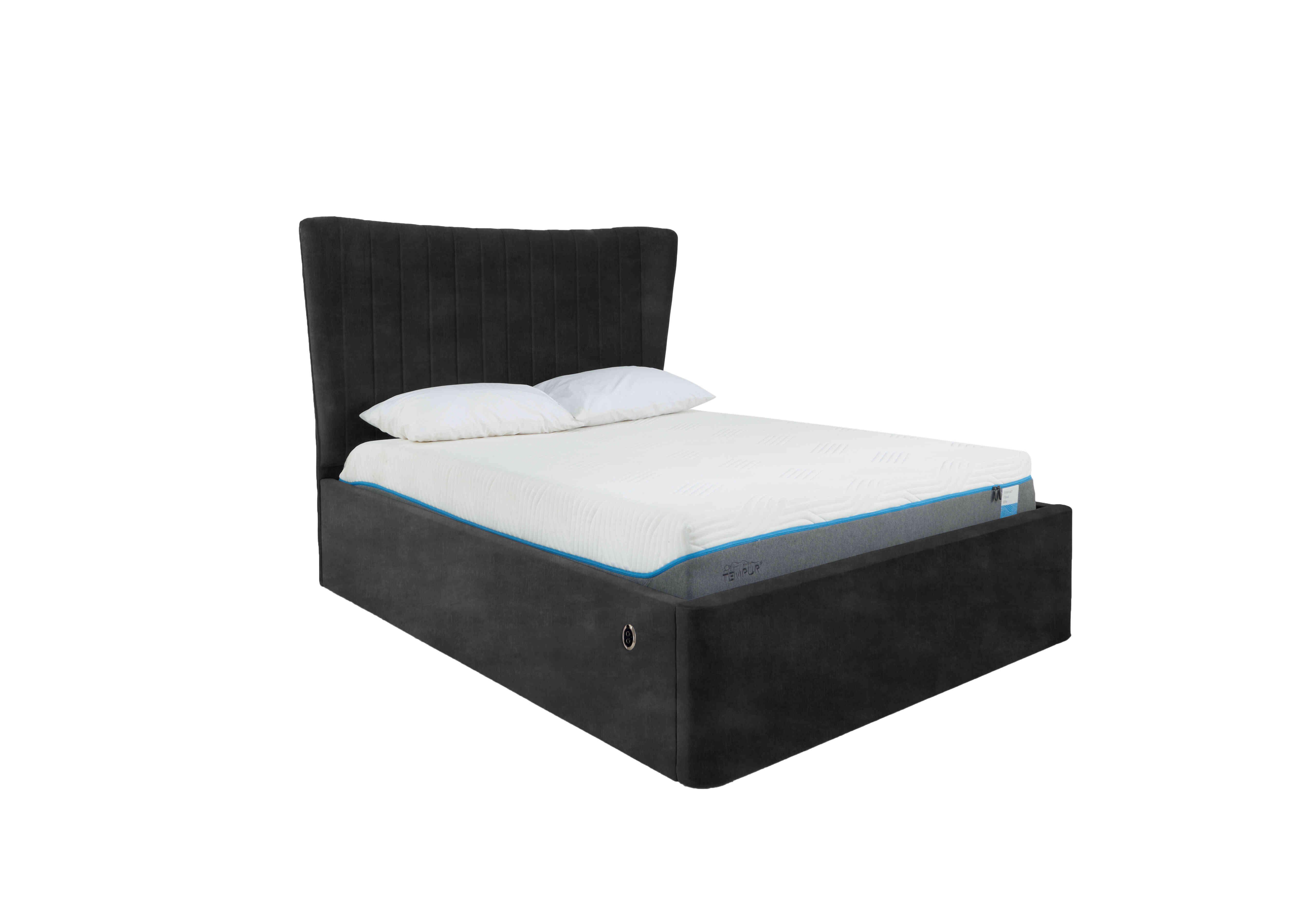 Roman Electric Ottoman Bed Frame in Savannah Coal on Furniture Village