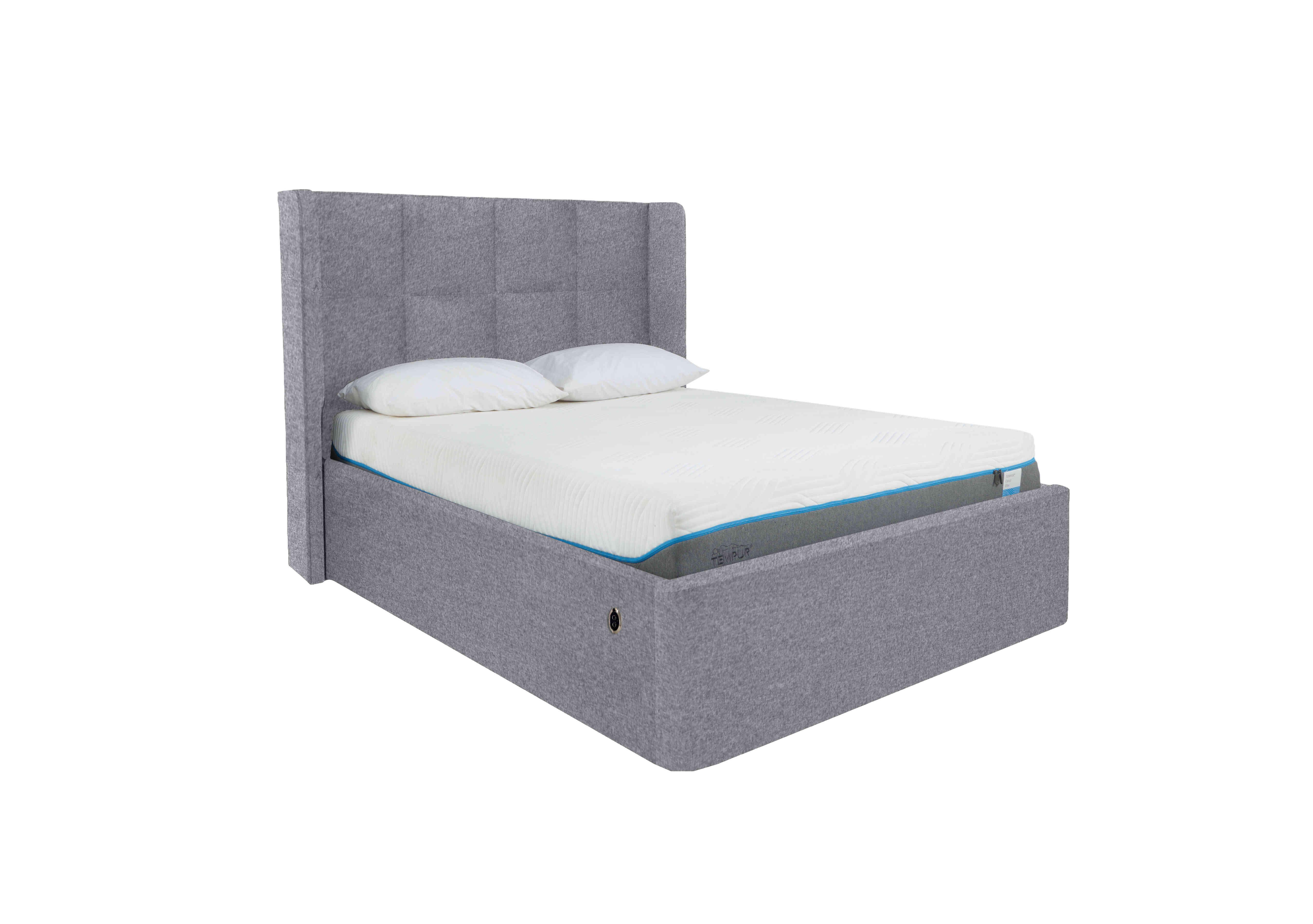 Shiva Electric Ottoman Bed Frame in Gatsby Mountain Haze on Furniture Village