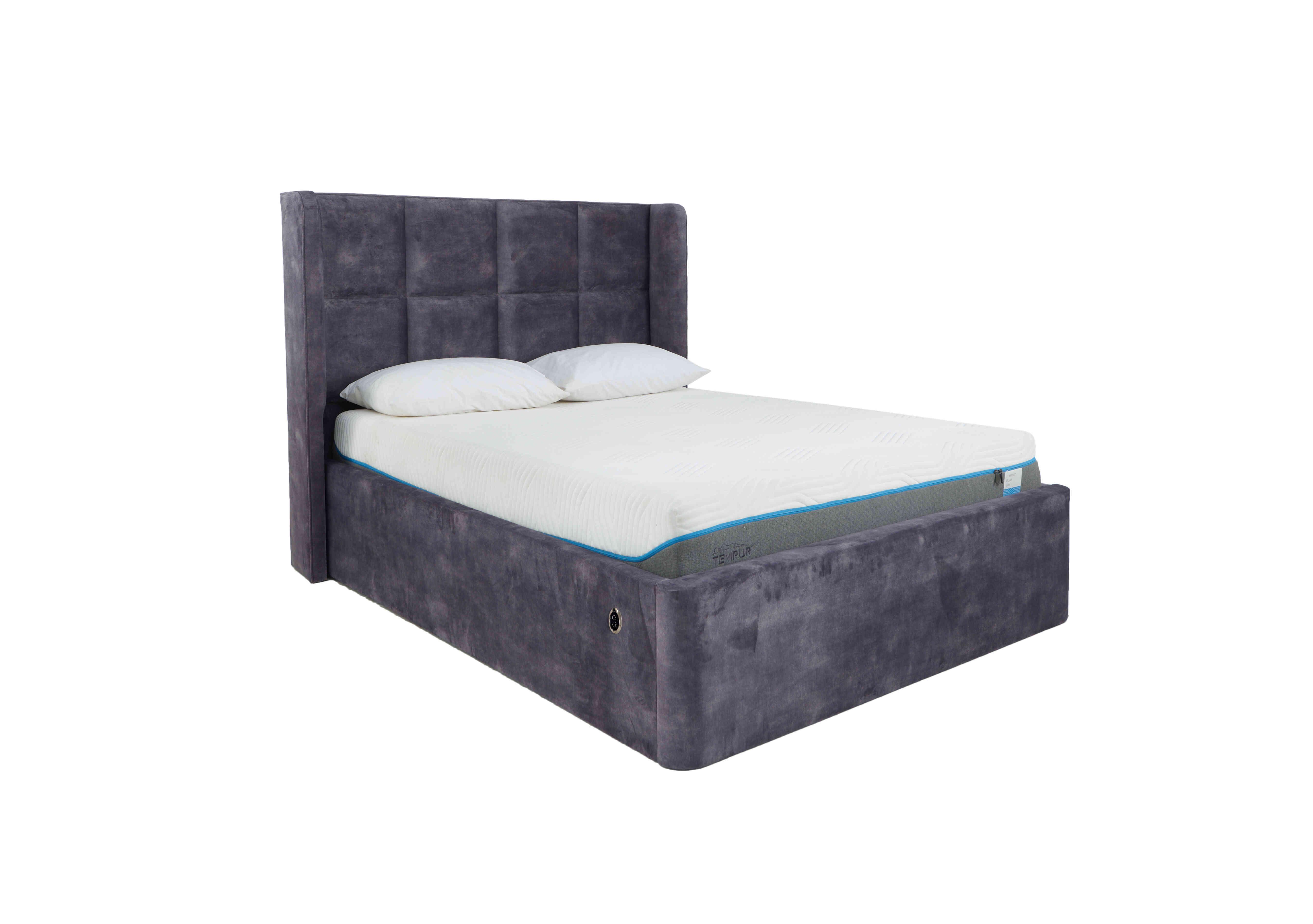 Shiva Electric Ottoman Bed Frame in Savannah Armour on Furniture Village