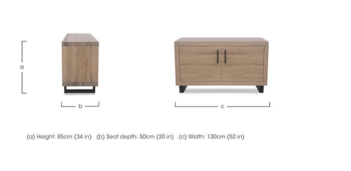 Compact Terra 2 Door Sideboard in  on Furniture Village