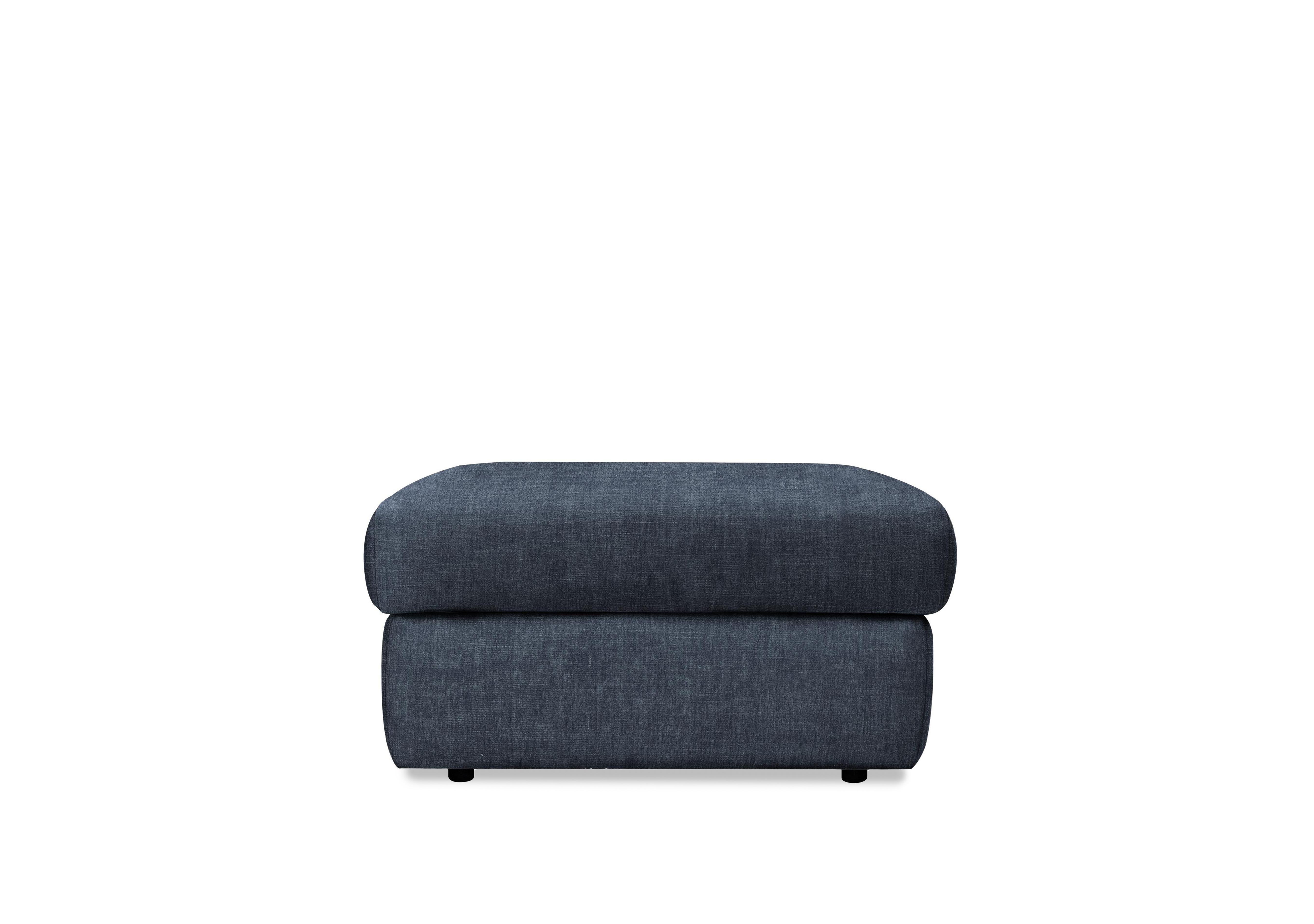 Thornbury Fabric Storage Footstool in B141 Manhattan Ink on Furniture Village