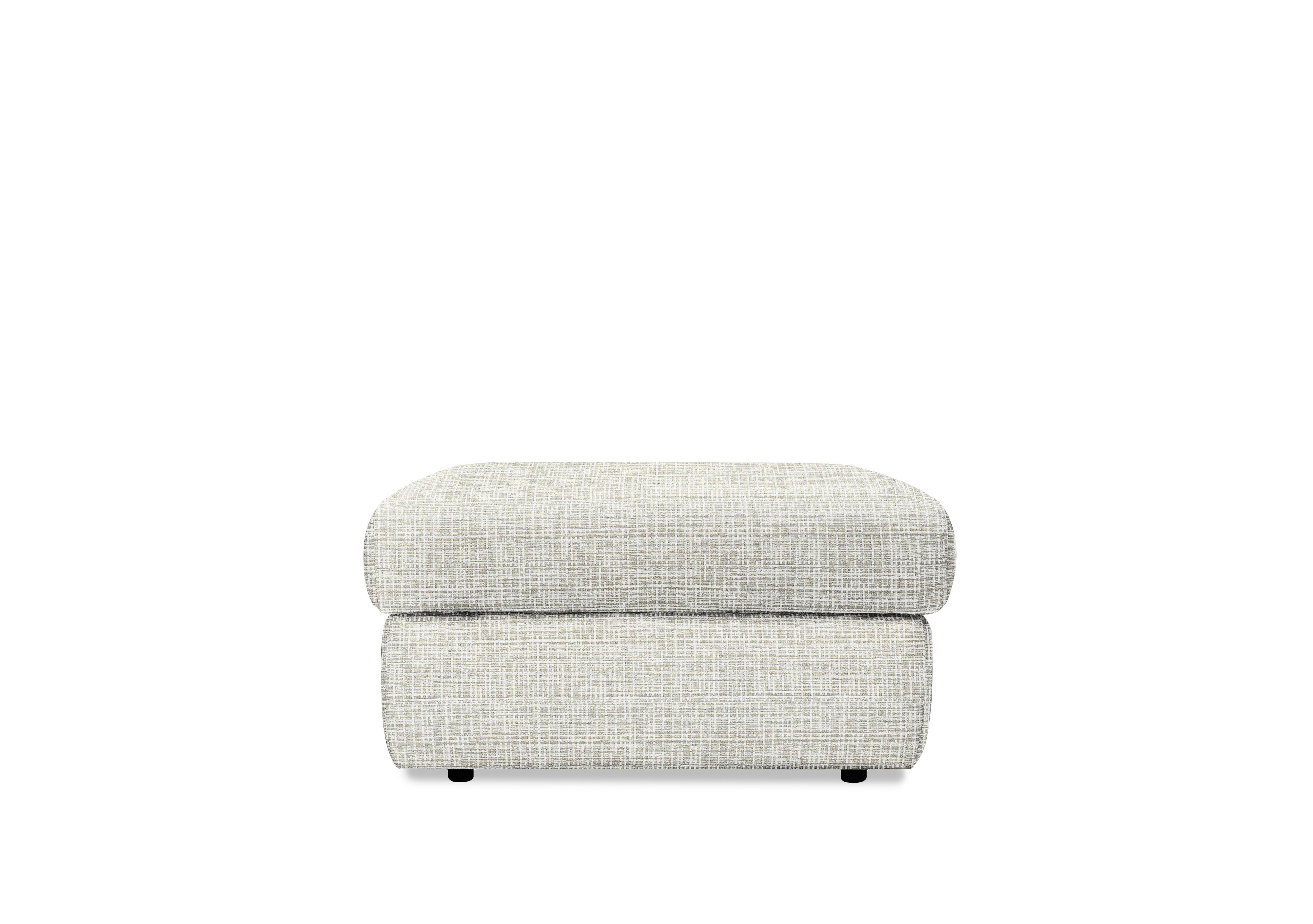 Thornbury Fabric Storage Footstool in B920 Waffle Taupe on Furniture Village