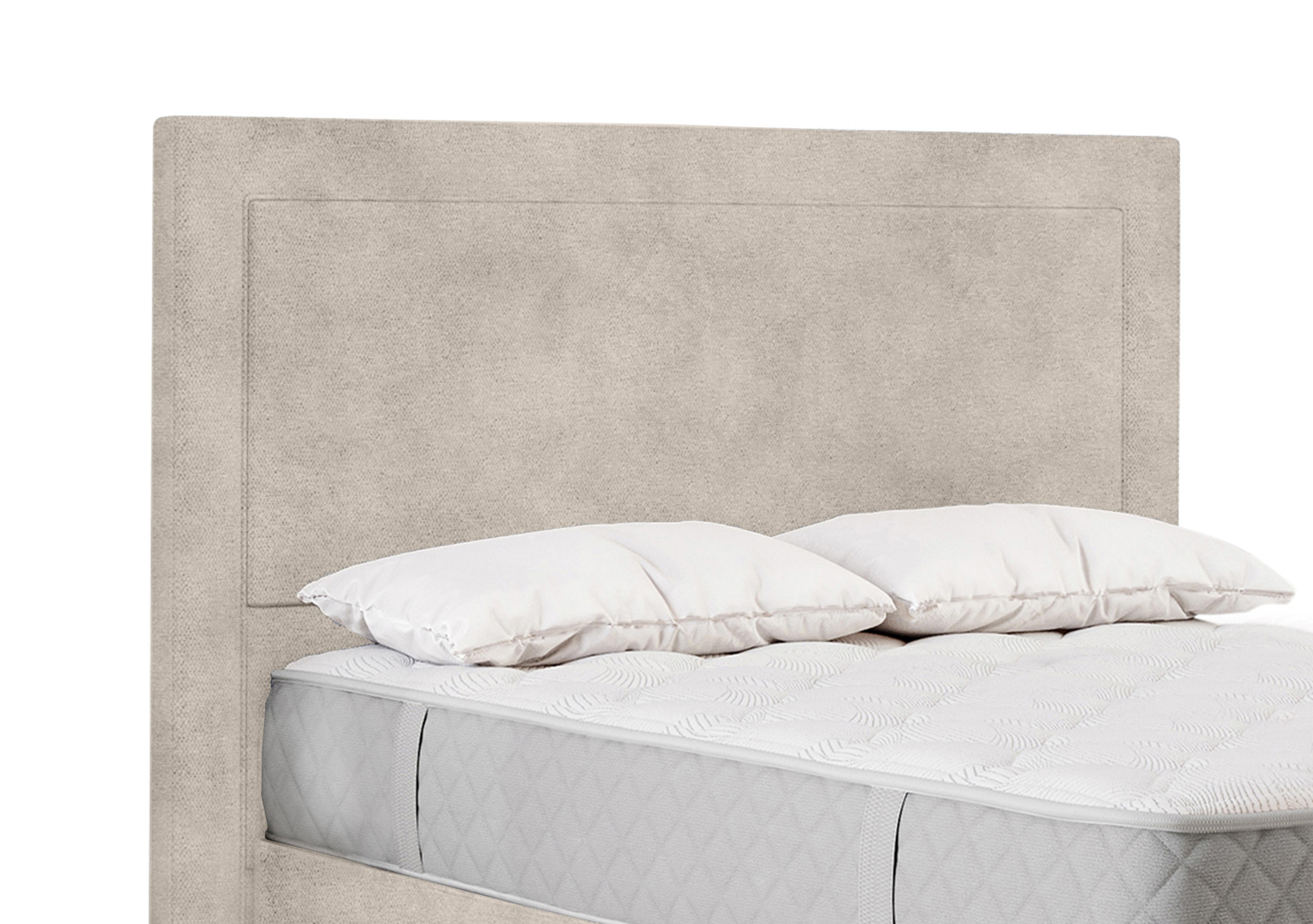 Beetham Floor Standing Headboard in Velvet Dove on Furniture Village