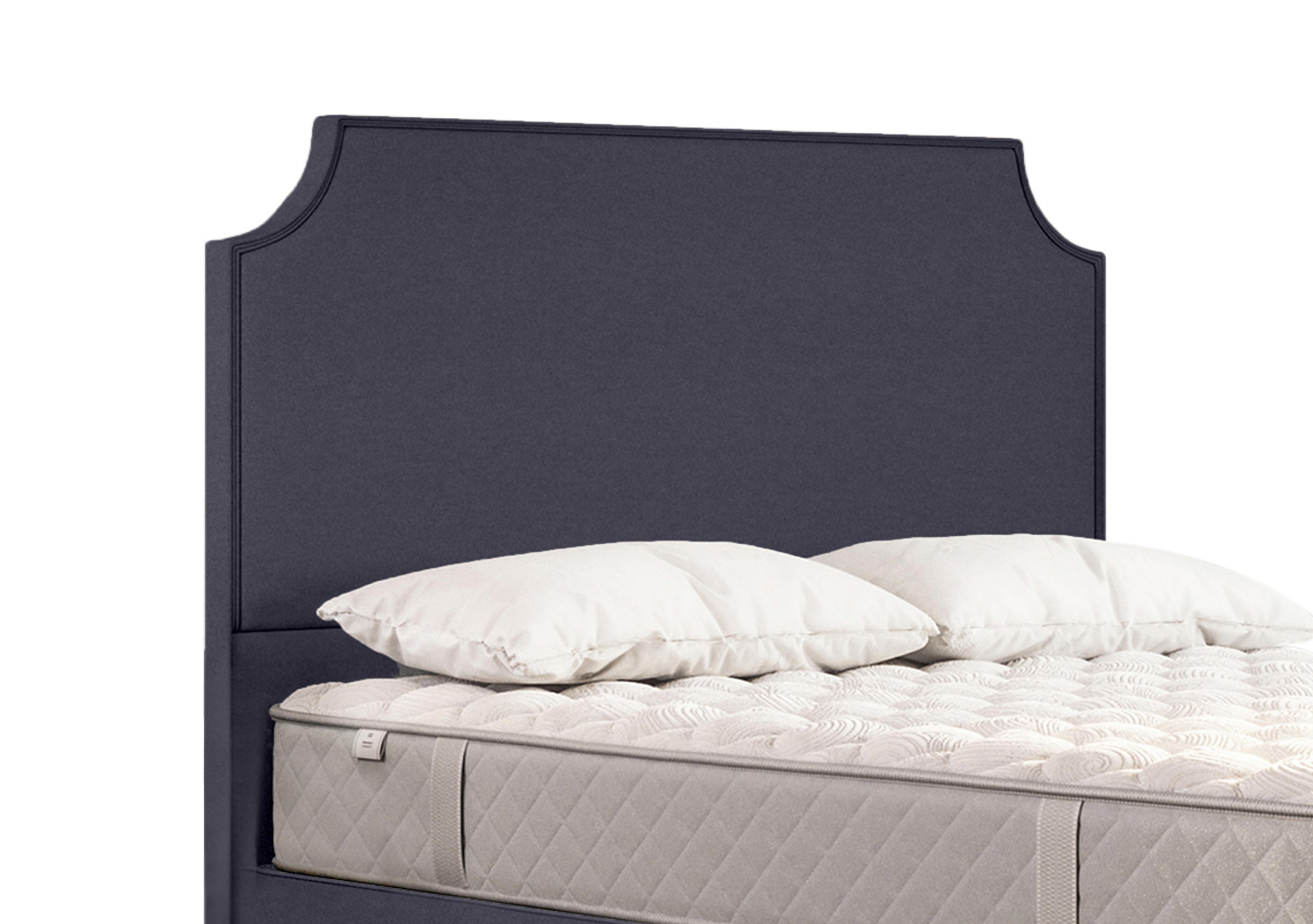 Tate Floor Standing Headboard in Wool Midnight on Furniture Village