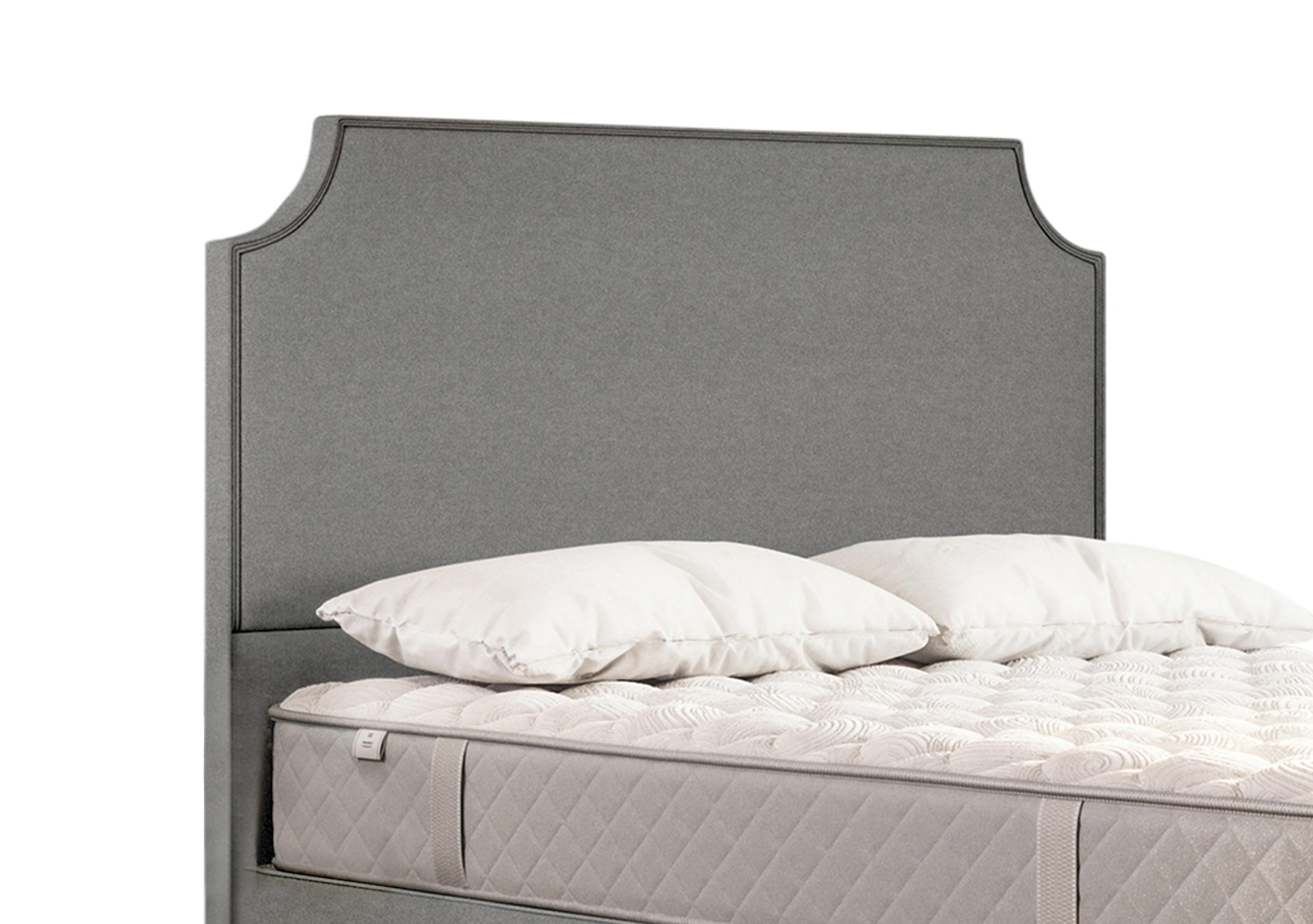 Tate Floor Standing Headboard in Wool Silver Fox on Furniture Village