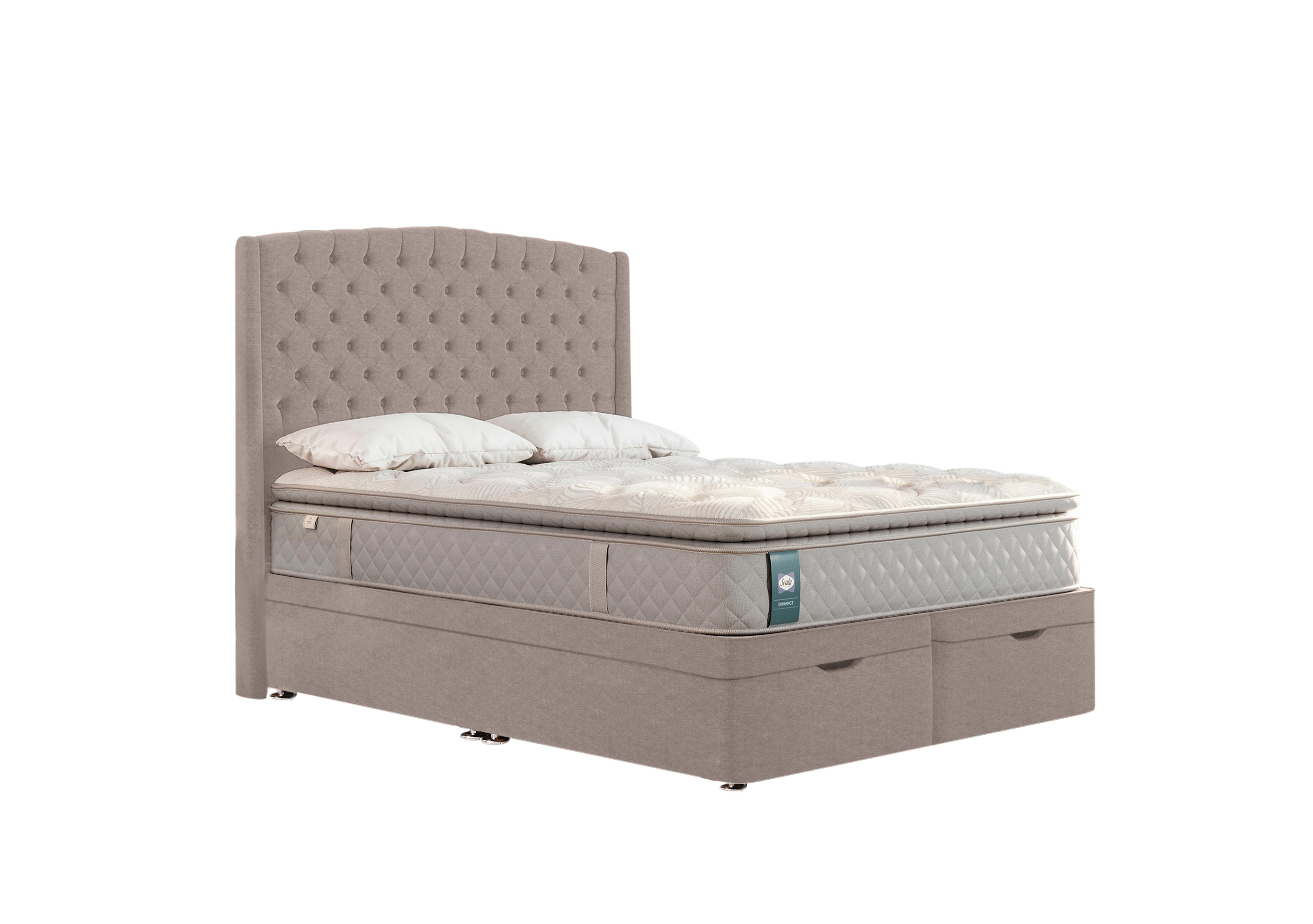 Ashton Ottoman Divan Set in Wool Latte on Furniture Village