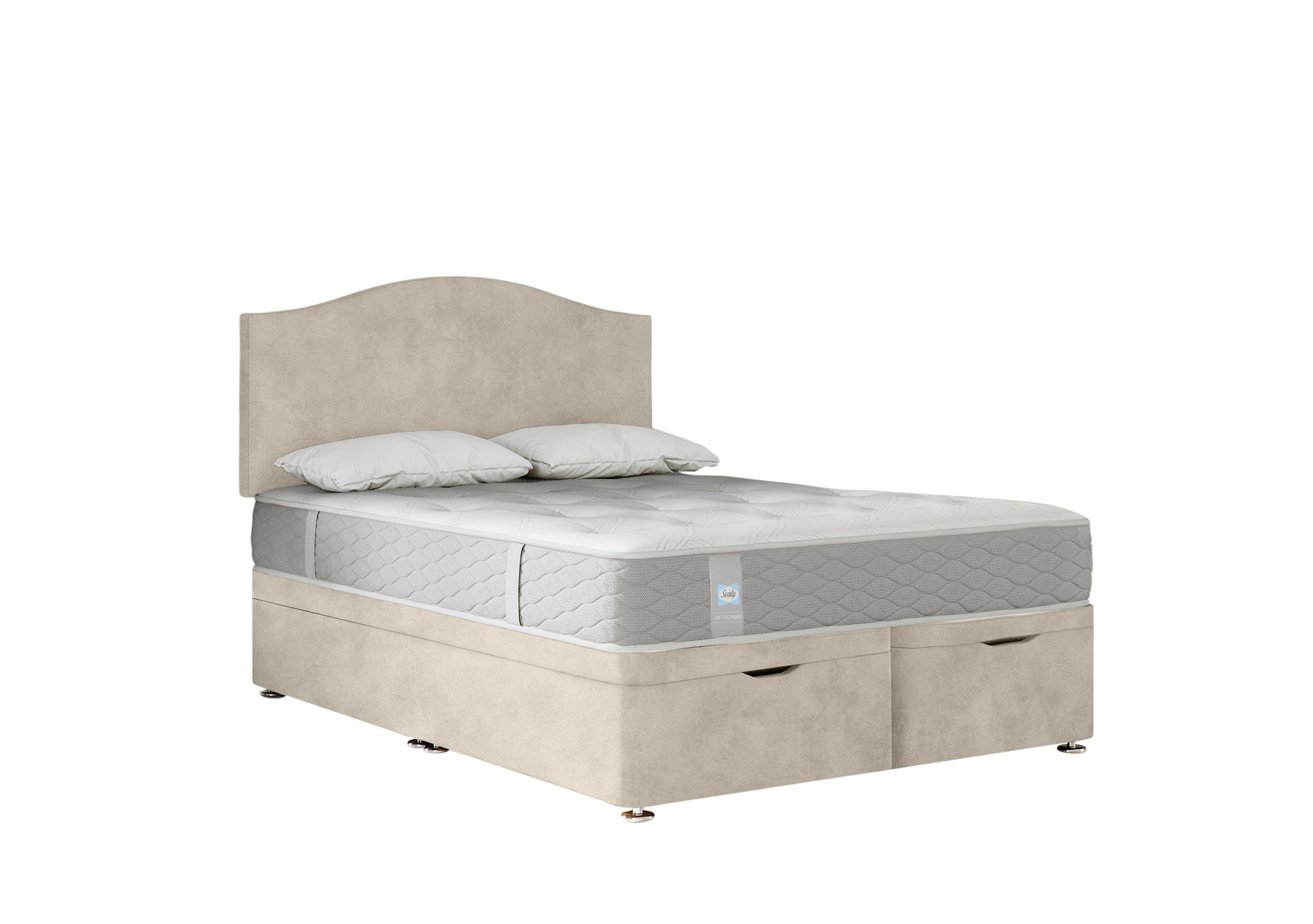 Mellbreak Ottoman Divan Set in Velvet Dove on Furniture Village