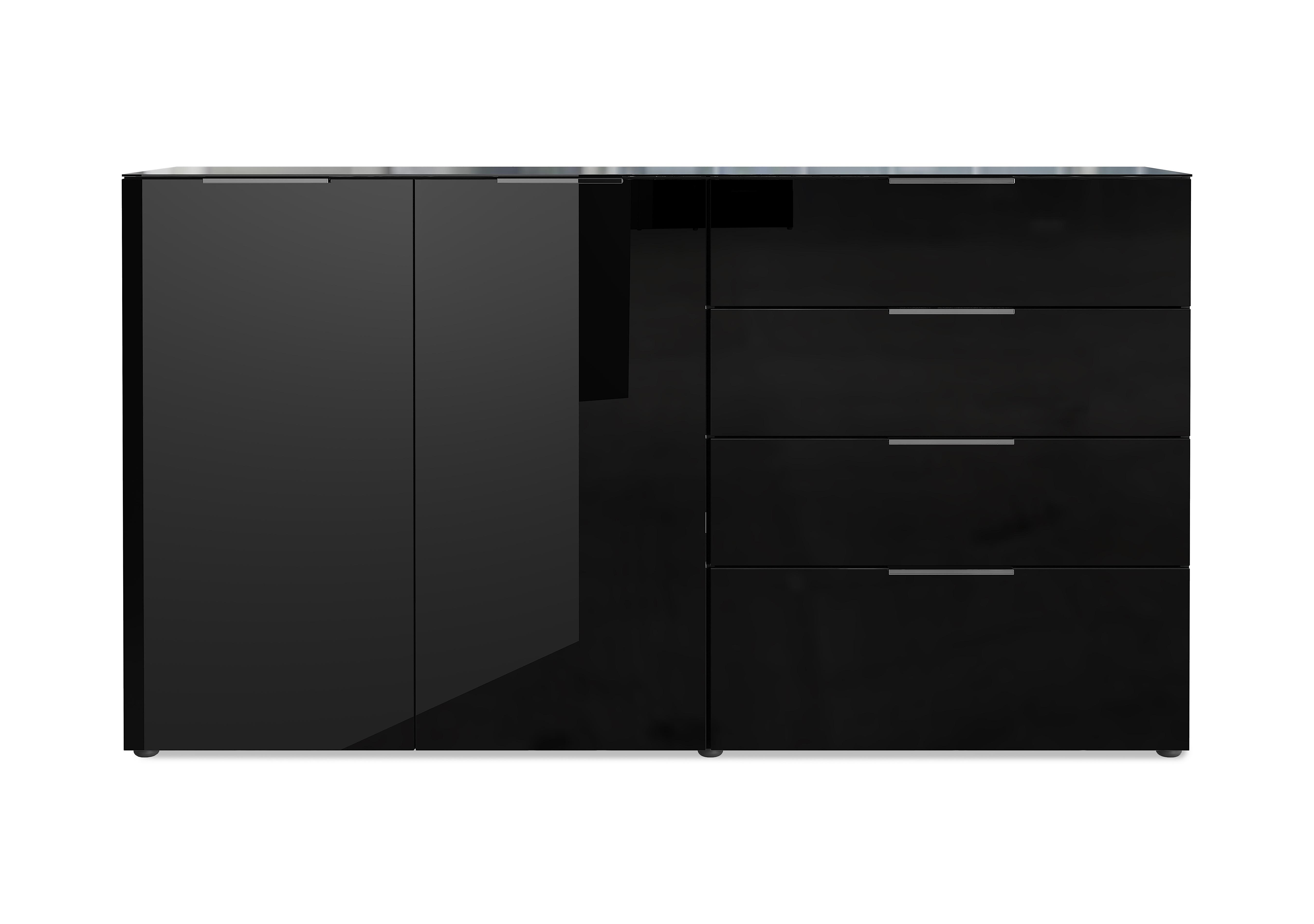 Clio Large Sideboard in Black on Furniture Village