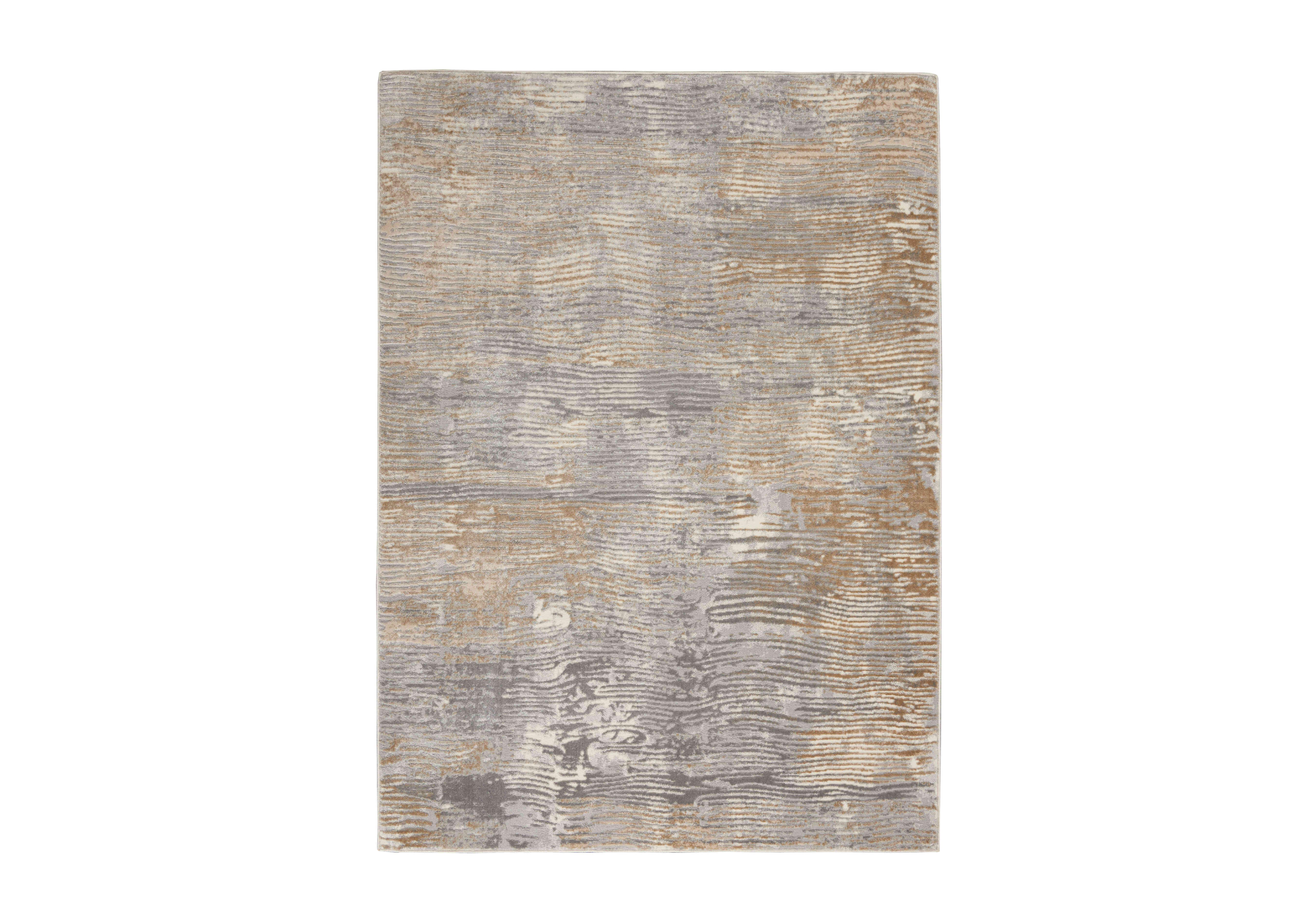 Solita Rug in Grey Beige on Furniture Village