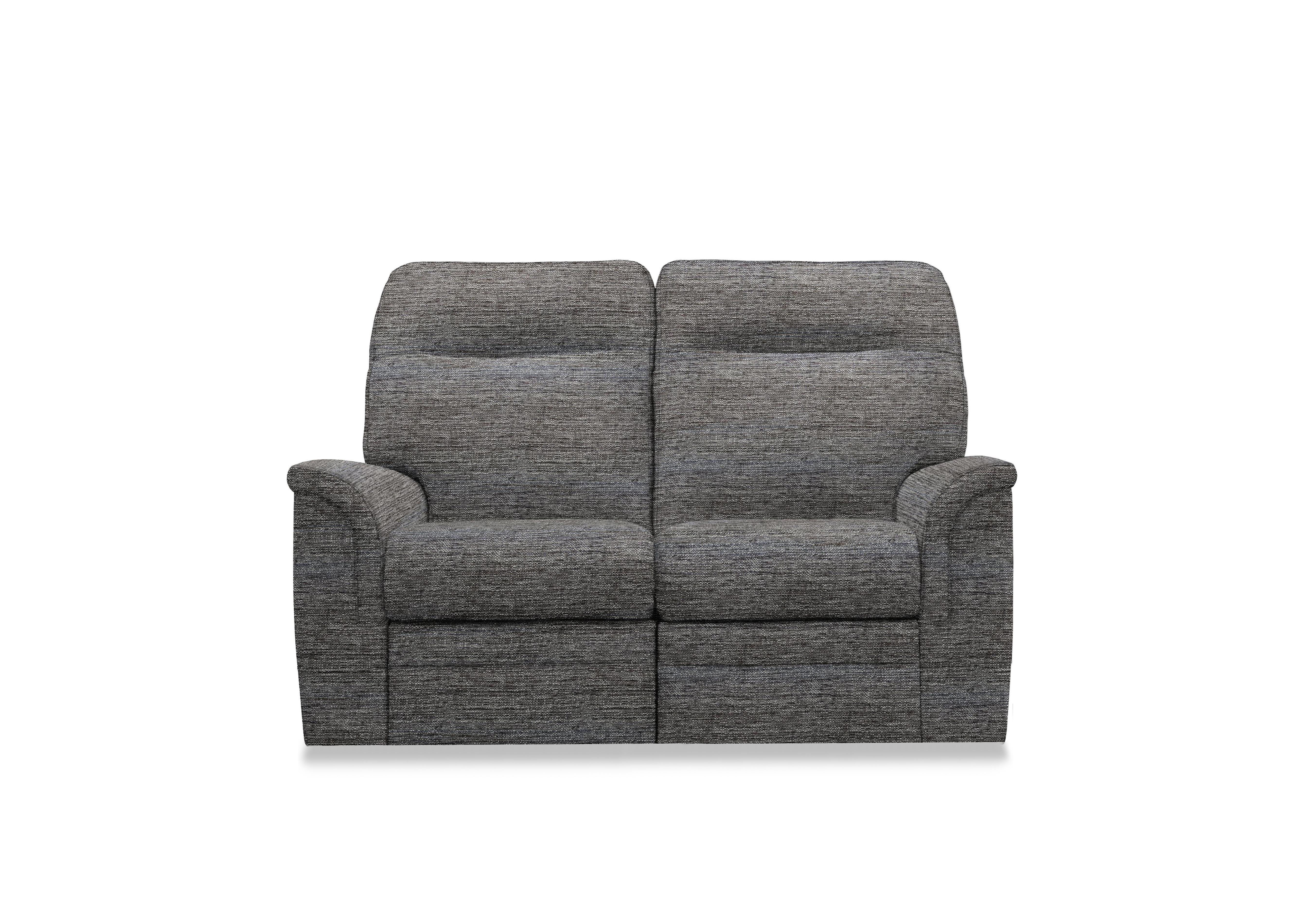 Hudson 23 Fabric 2 Seater Power Recliner Sofa with Power Headrests and Power Lumbar in Caledonian Grey 001300-0092 on Furniture Village