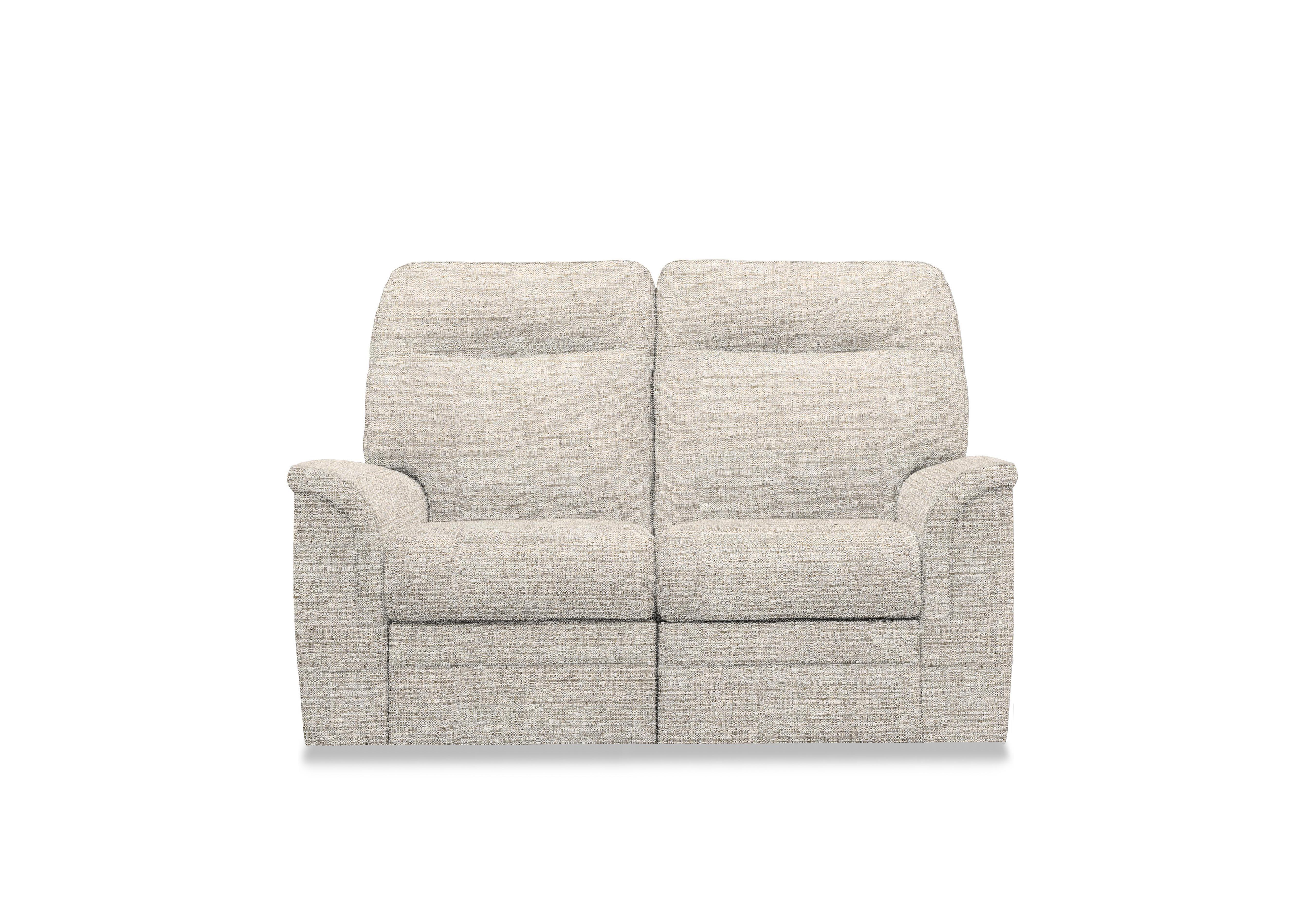 Hudson 23 Fabric 2 Seater Power Recliner Sofa with Power Headrests and Power Lumbar in Caledonian Pebble 001300-0059 on Furniture Village