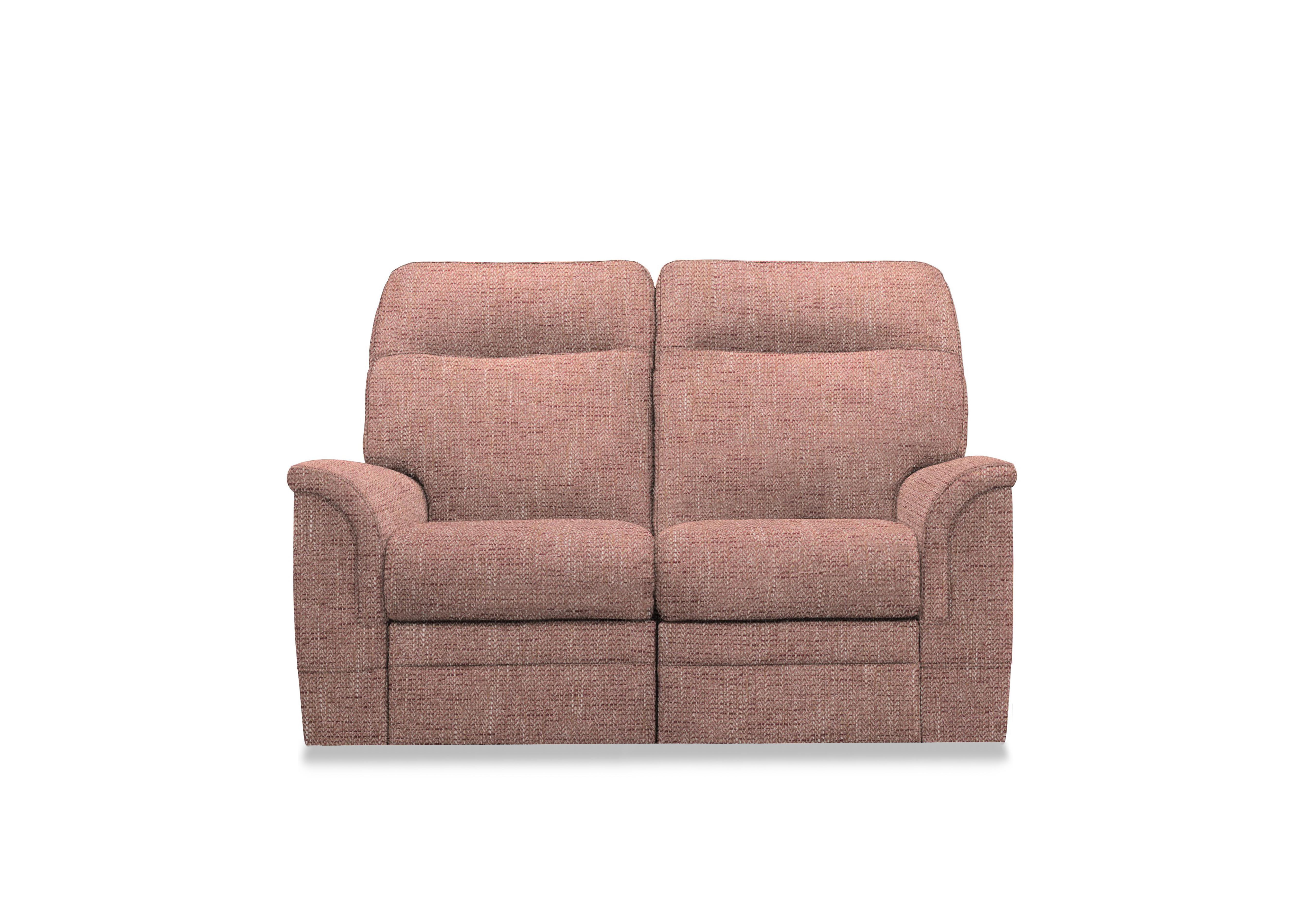 Hudson 23 Fabric 2 Seater Power Recliner Sofa with Power Headrests and Power Lumbar in Country Rose 001409-0003 on Furniture Village
