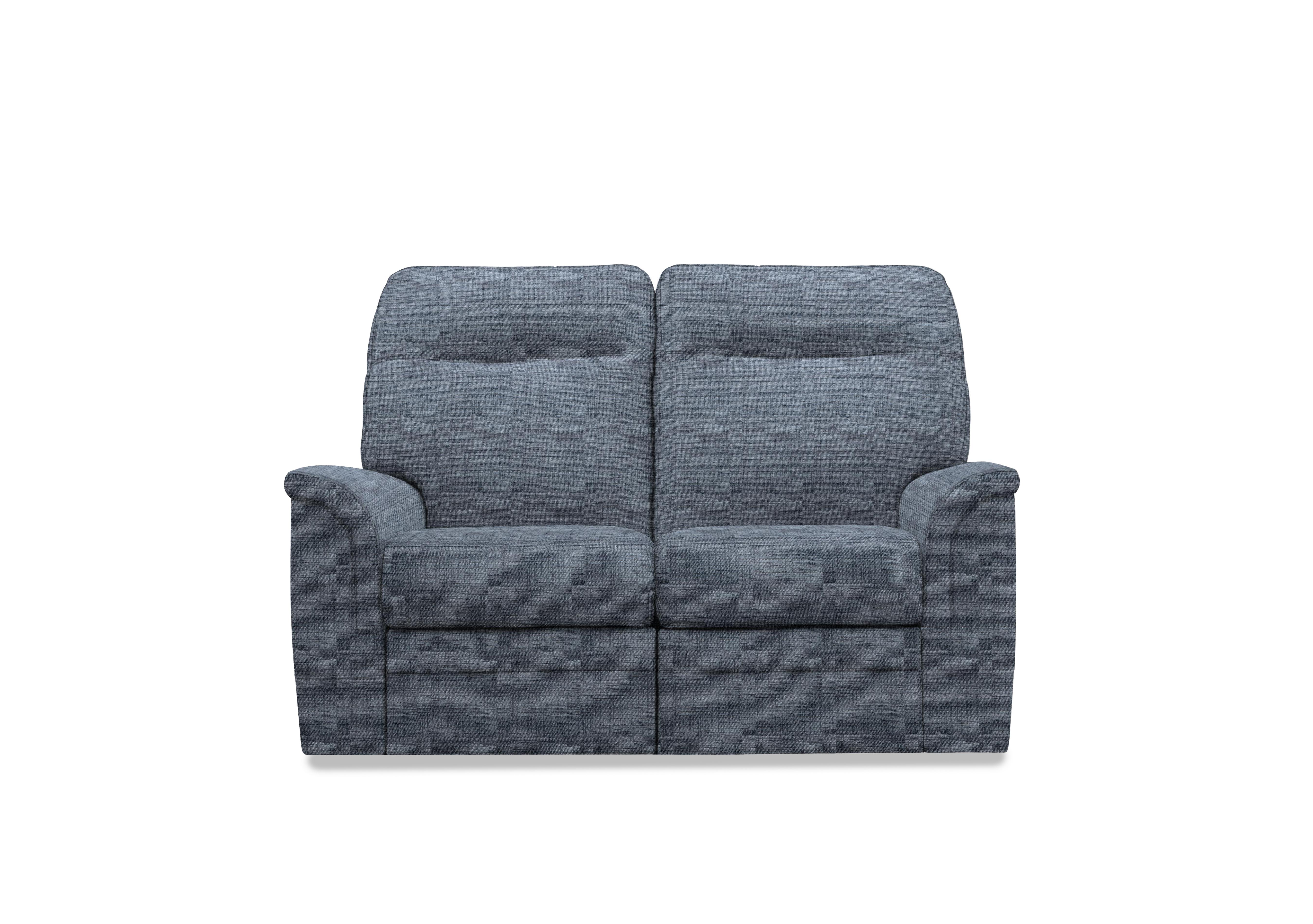Hudson 23 Fabric 2 Seater Power Recliner Sofa with Power Headrests and Power Lumbar in Dash Blue 001497-0080 on Furniture Village