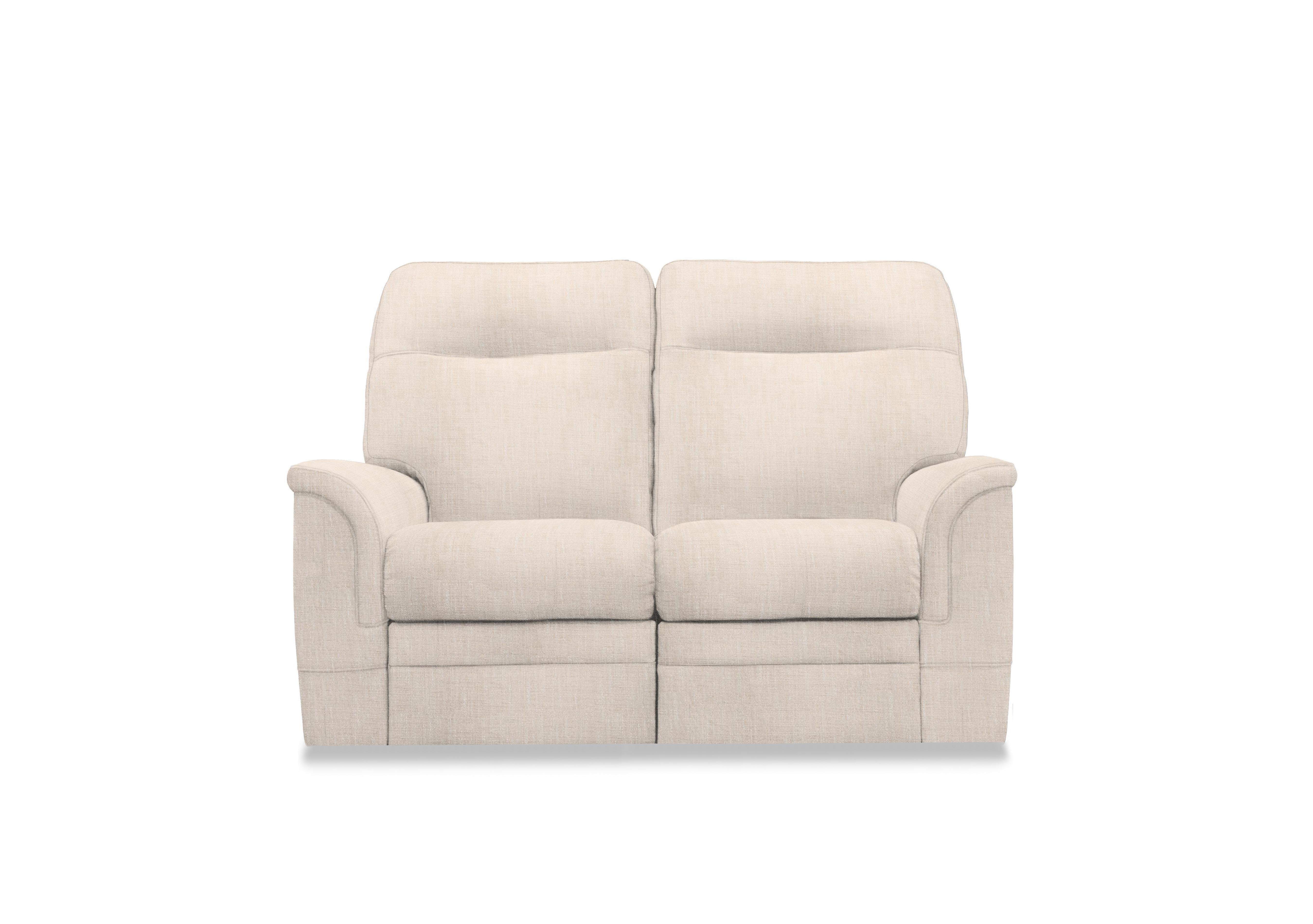 Hudson 23 Fabric 2 Seater Power Recliner Sofa with Power Headrests and Power Lumbar in Hatton Barley 001514-0042 on Furniture Village