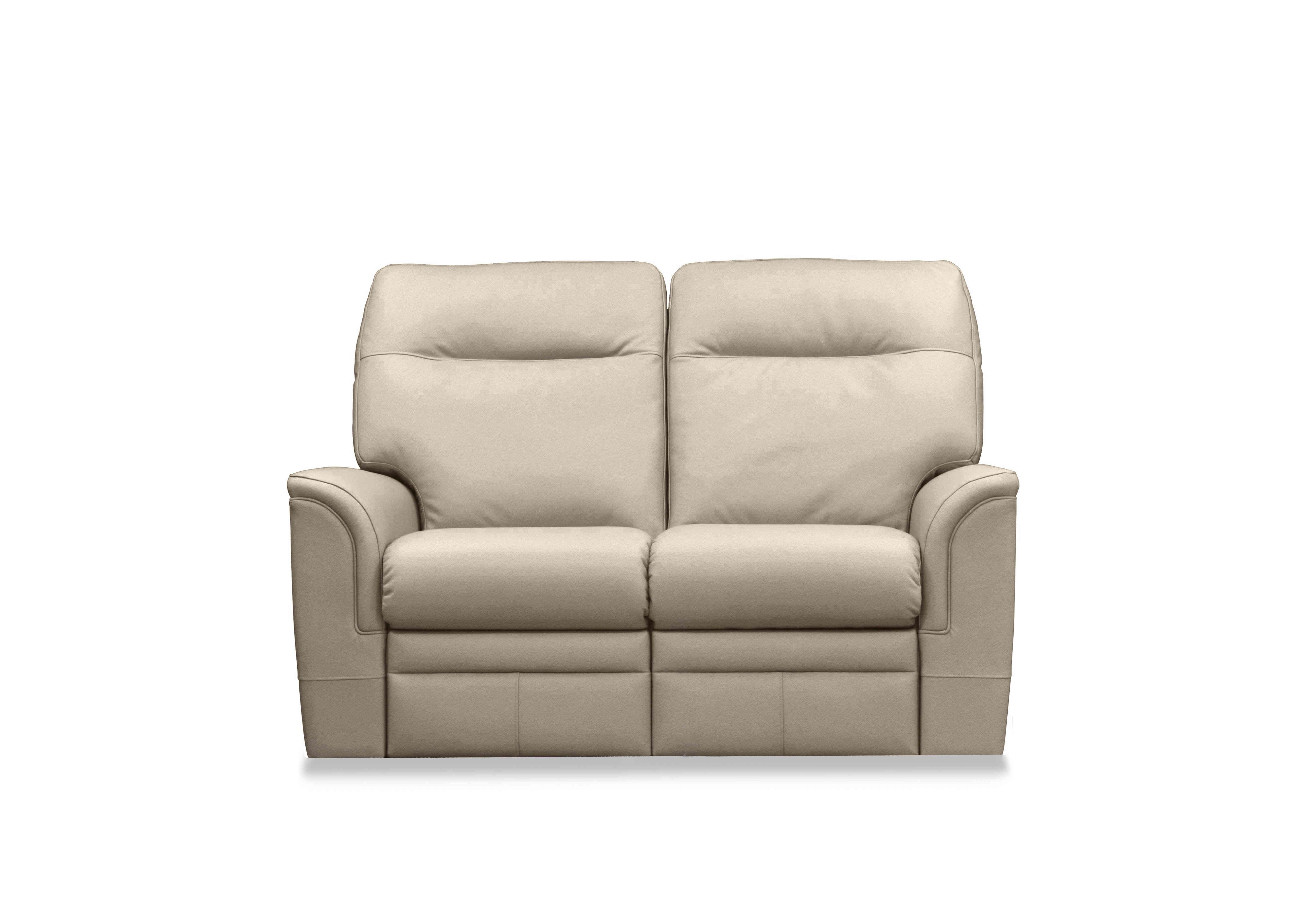 Hudson 23 Leather 2 Seater Power Recliner Sofa with Power Headrests and Power Lumbar in Como Taupe 0053051-0019 on Furniture Village