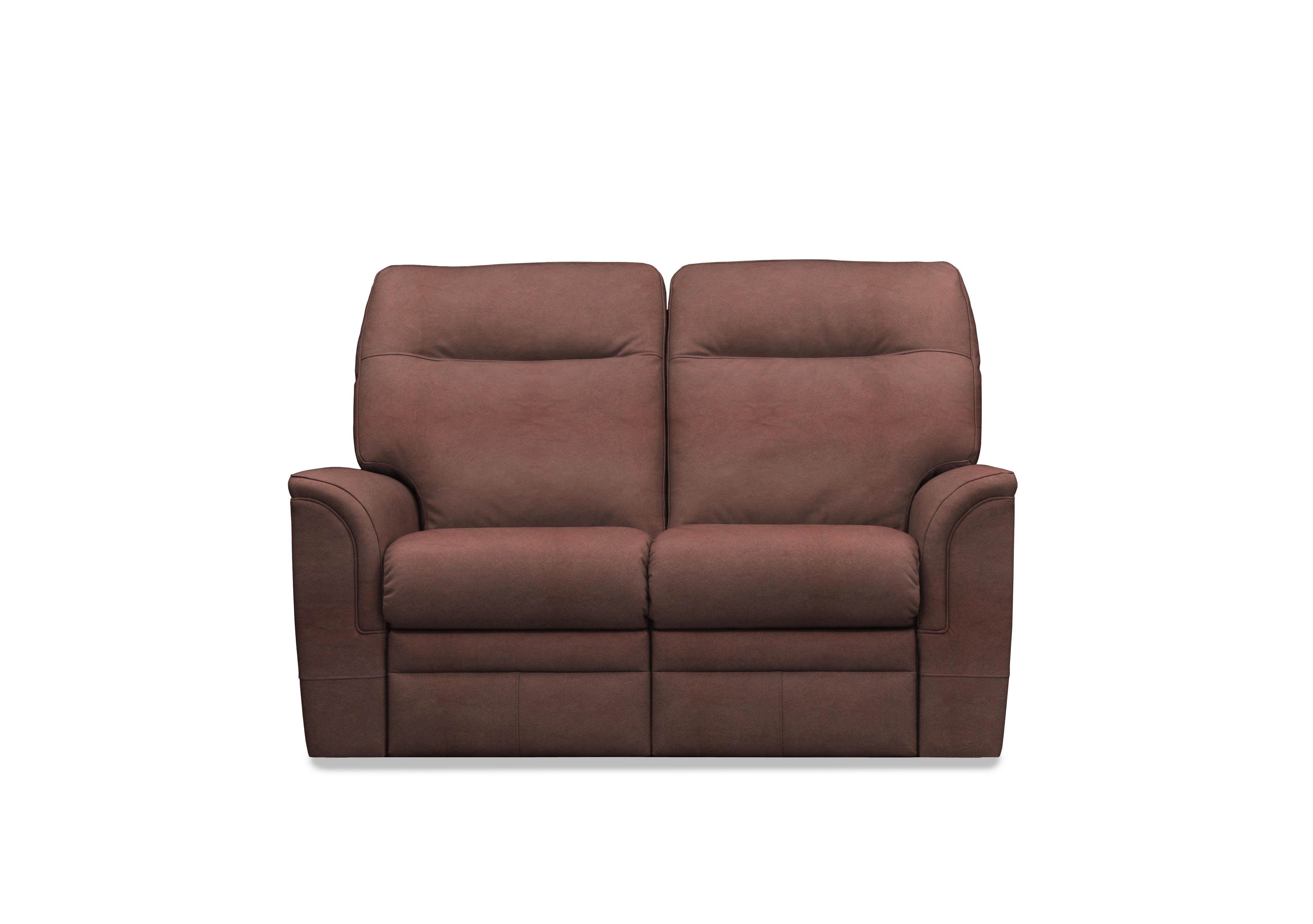 Hudson 23 Leather 2 Seater Sofa in Revolution Chocolate 009027-00 on Furniture Village