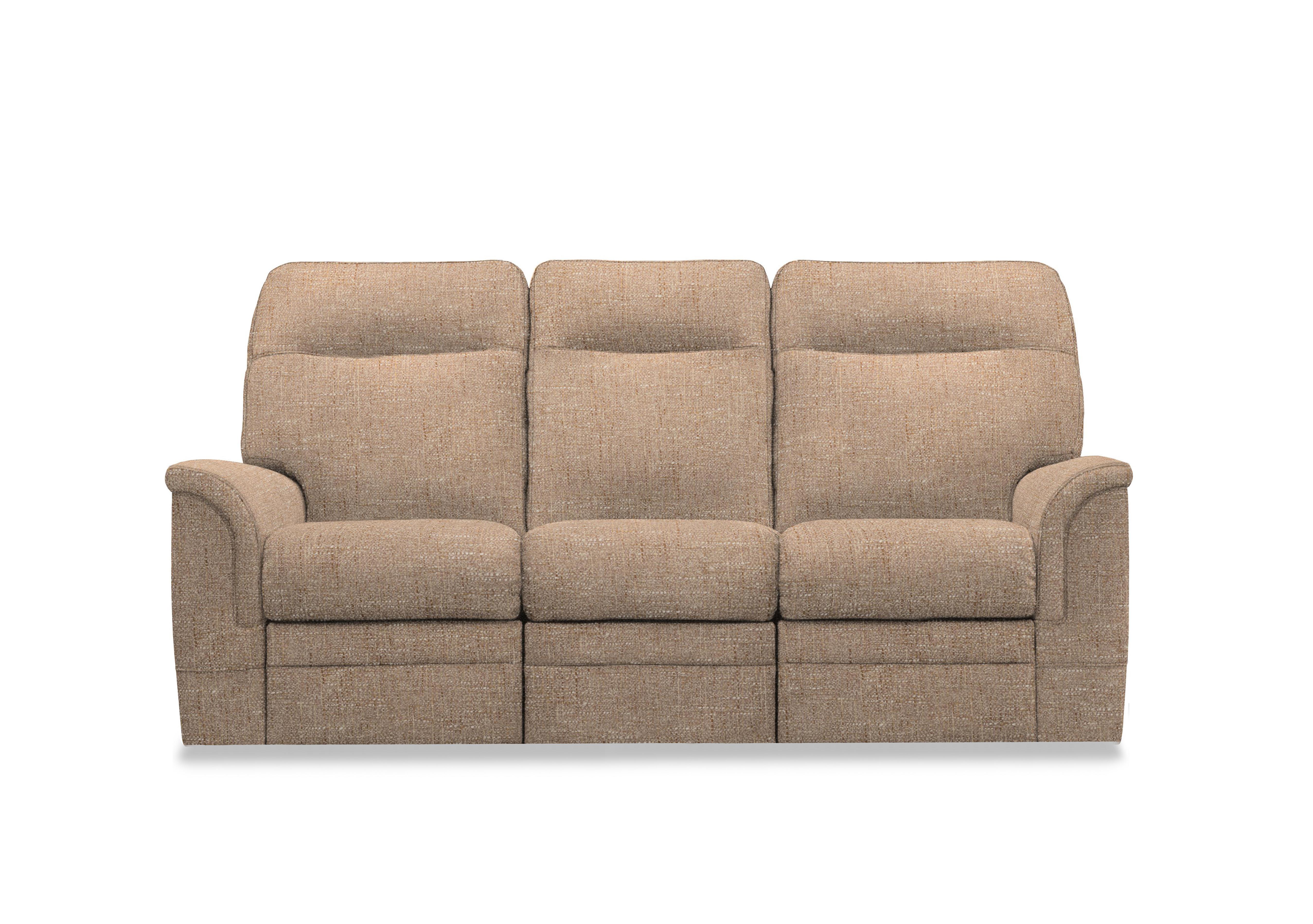 Hudson 23 Fabric 3 Seater Power Recliner Sofa with Power Headrests and Power Lumbar in Country Oatmeal 001408-0051 on Furniture Village
