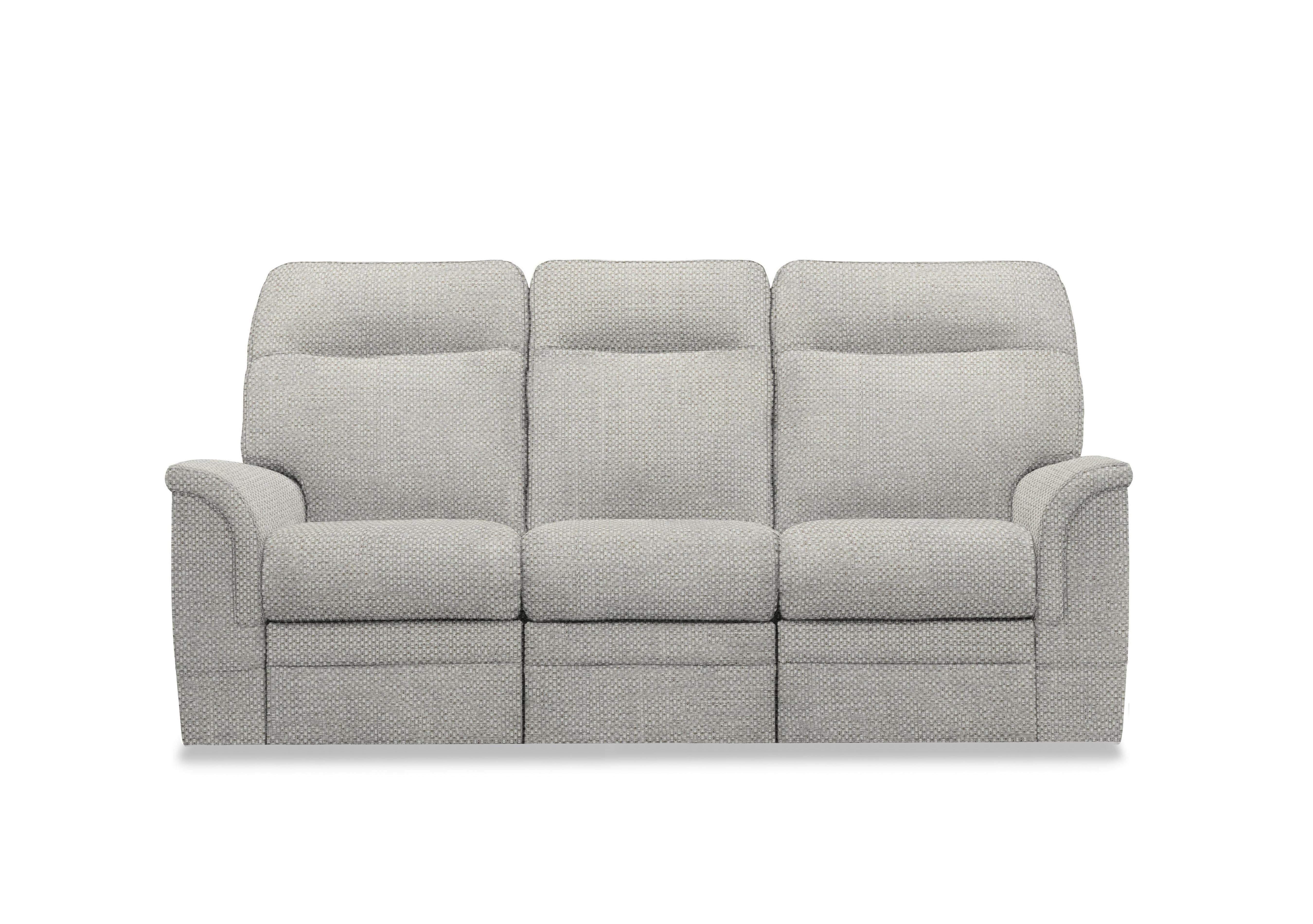 Hudson 23 Fabric 3 Seater Power Recliner Sofa with Power Headrests and Power Lumbar in Dobby Mist 001483-0095 on Furniture Village