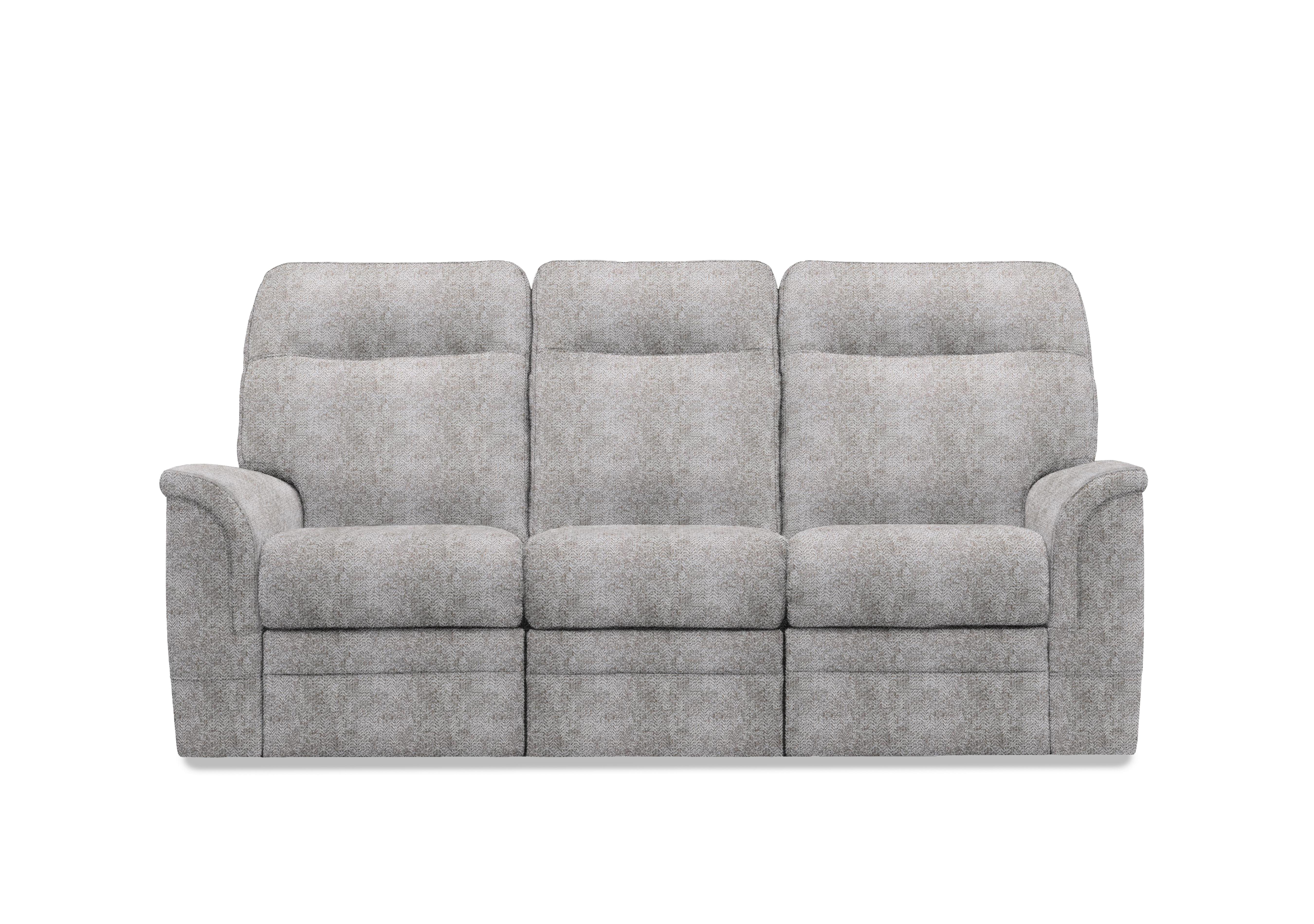 Hudson 23 Fabric 3 Seater Power Recliner Sofa with Power Headrests and Power Lumbar in Ida Slate 006035-0096 on Furniture Village