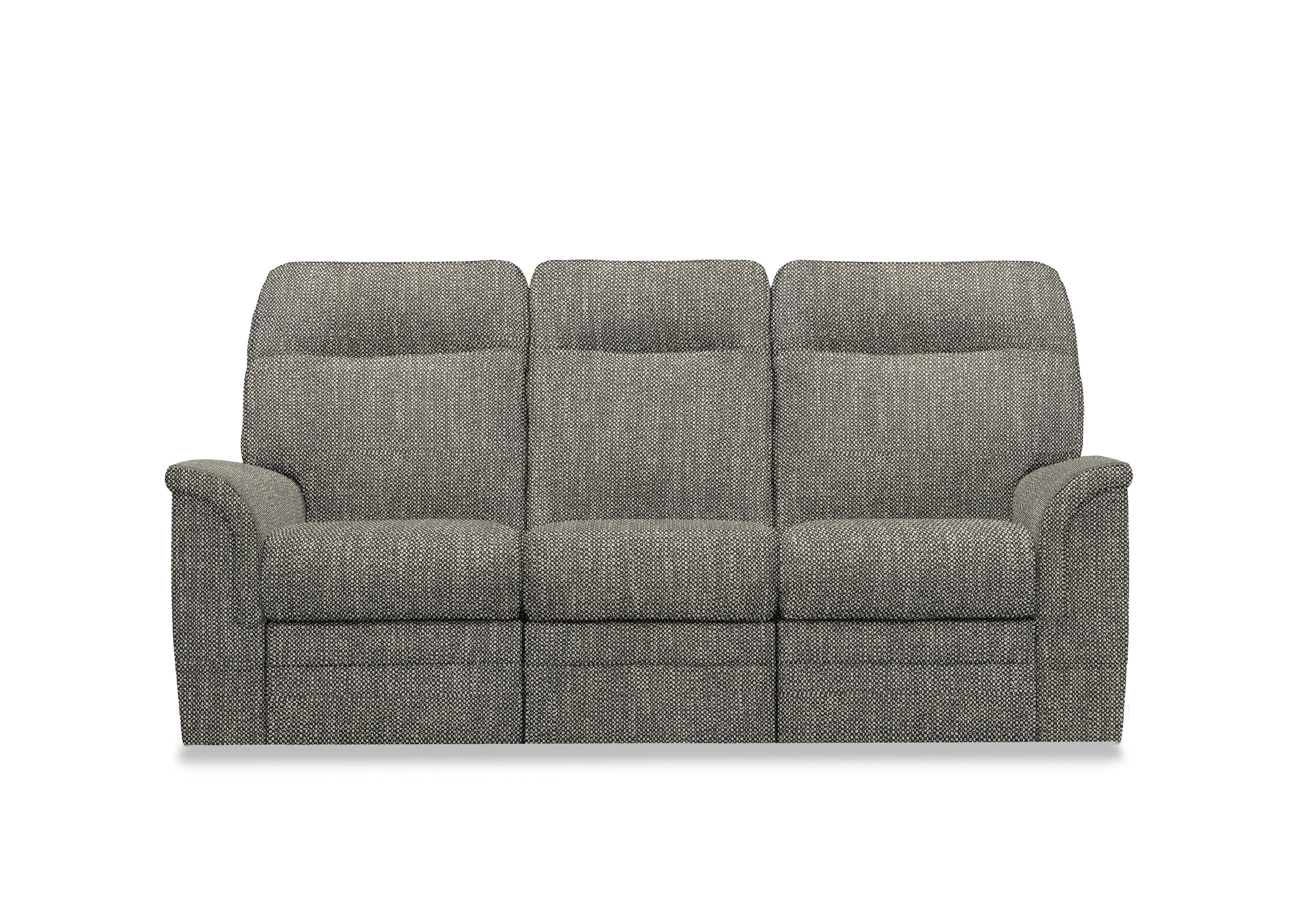 Hudson 23 Fabric 3 Seater Power Recliner Sofa with Power Headrests and Power Lumbar in Metric Charcoal 001477-0091 on Furniture Village