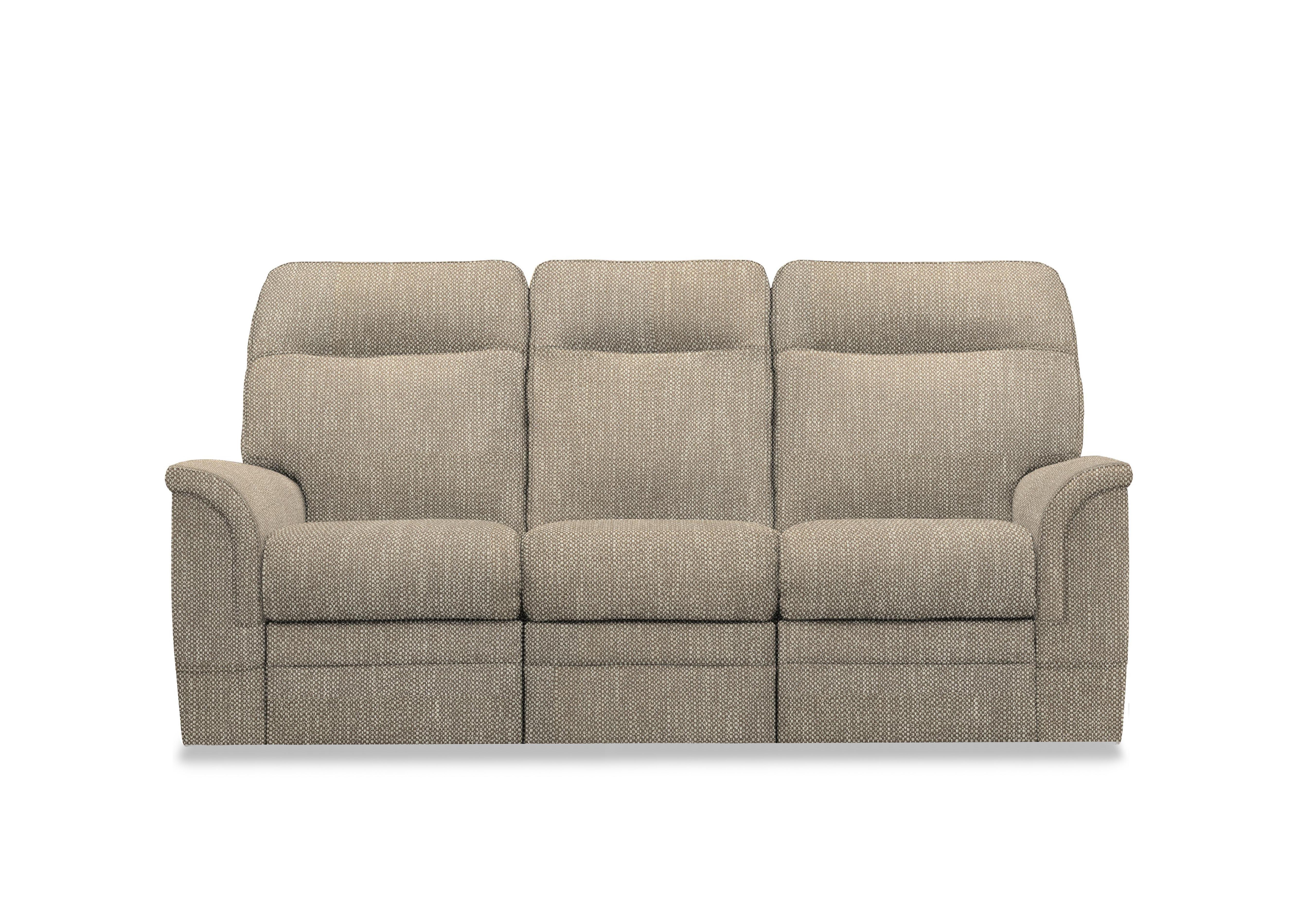 Hudson 23 Fabric 3 Seater Power Recliner Sofa with Power Headrests and Power Lumbar in Metric Sable 001477-0025 on Furniture Village