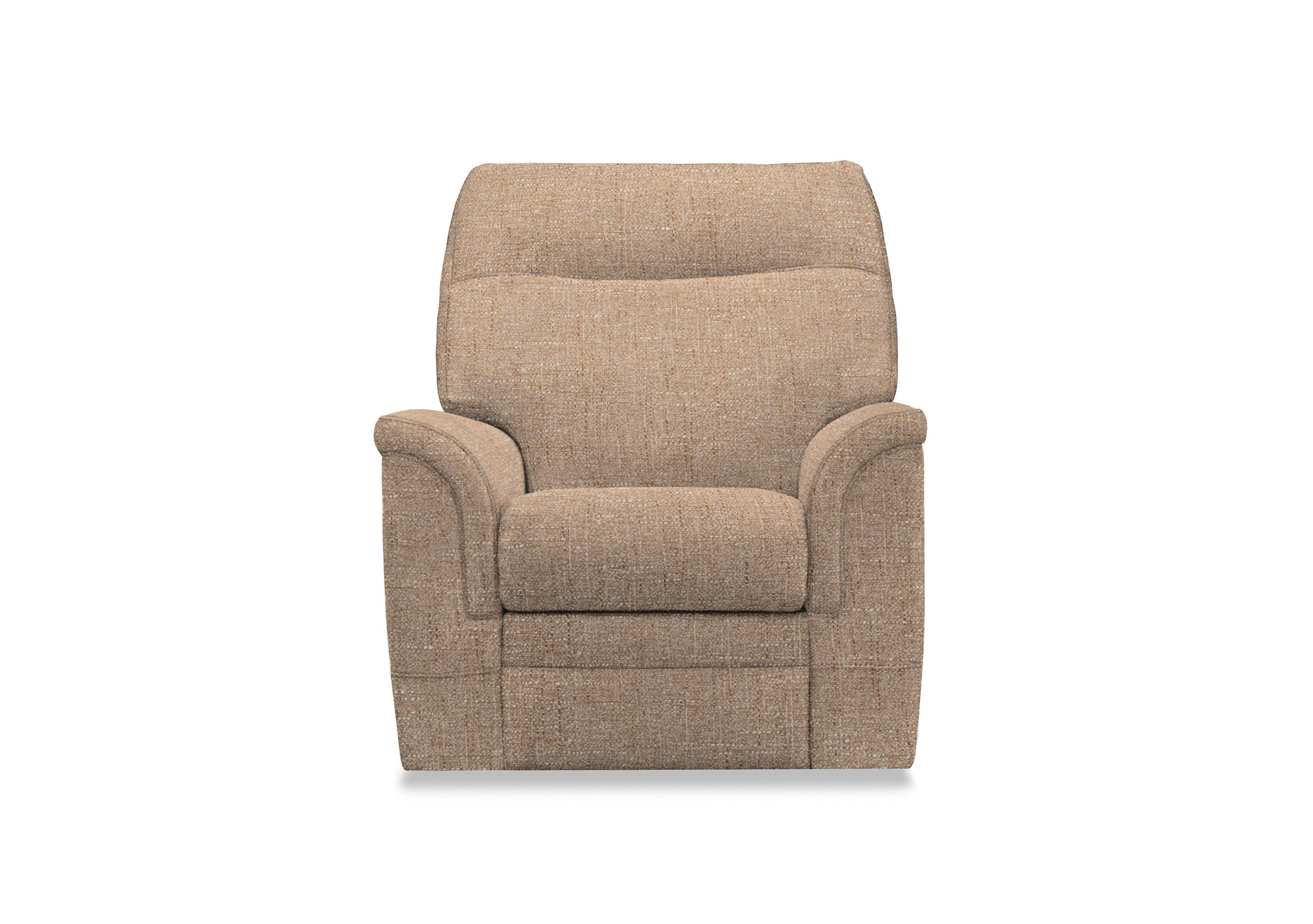 Hudson 23 Fabric Power Recliner Chair with Power Headrest and Power Lumbar in Country Oatmeal 001408-0051 on Furniture Village