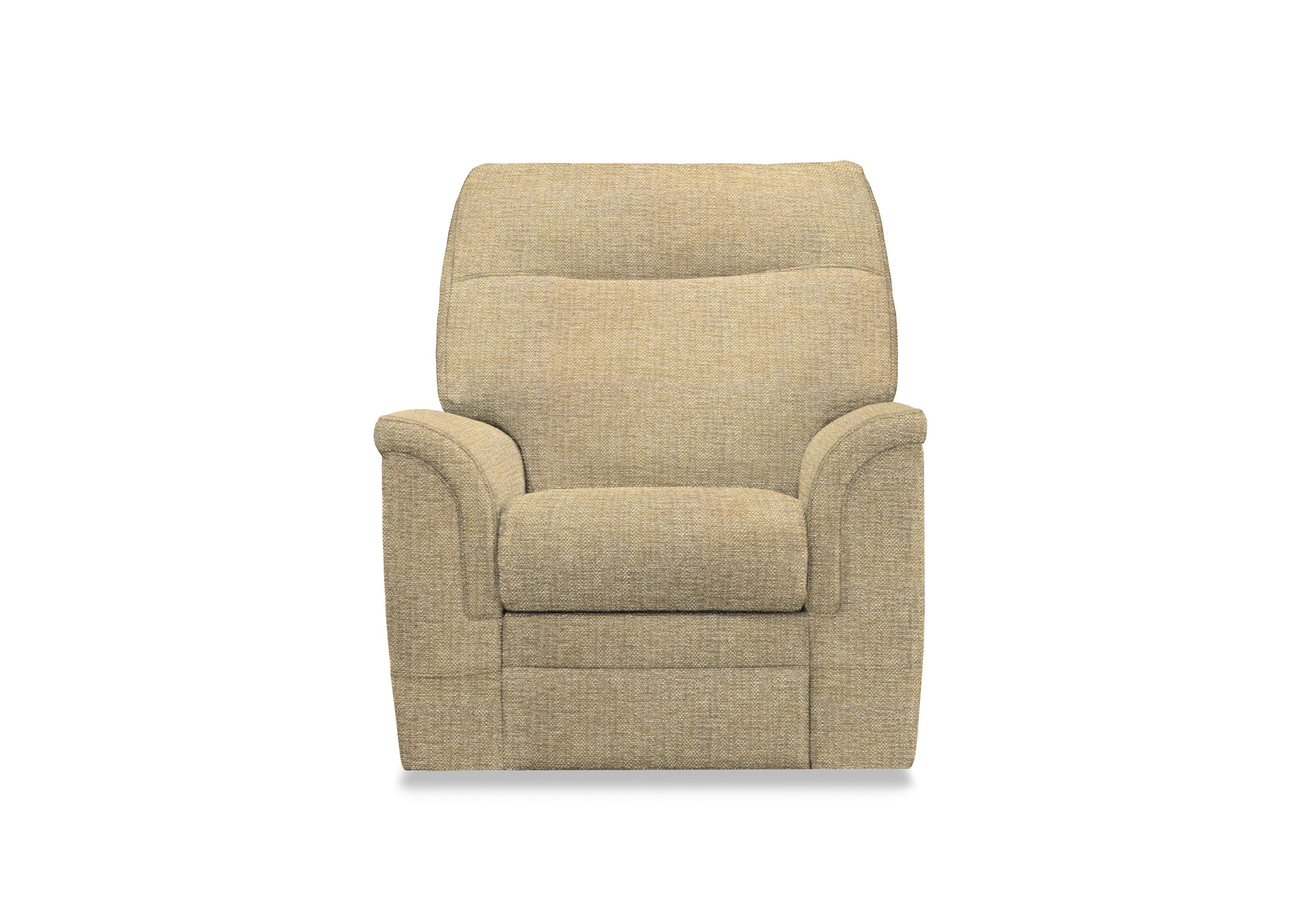 Hudson 23 Fabric Power Recliner Chair with Power Headrest and Power Lumbar in Cromwell Barley 001355-0042 on Furniture Village