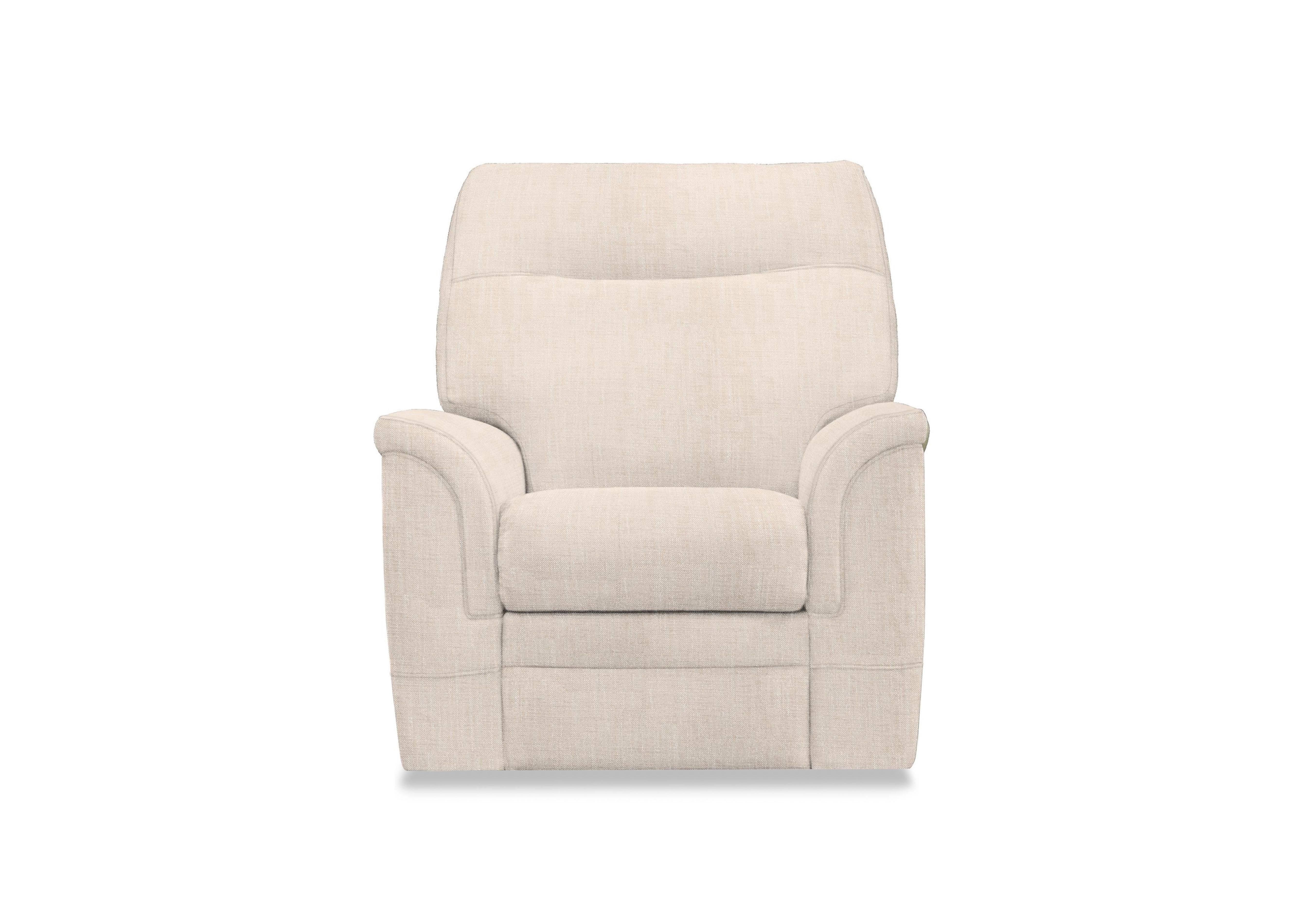 Hudson 23 Fabric Power Recliner Chair with Power Headrest and Power Lumbar in Hatton Barley 001514-0042 on Furniture Village