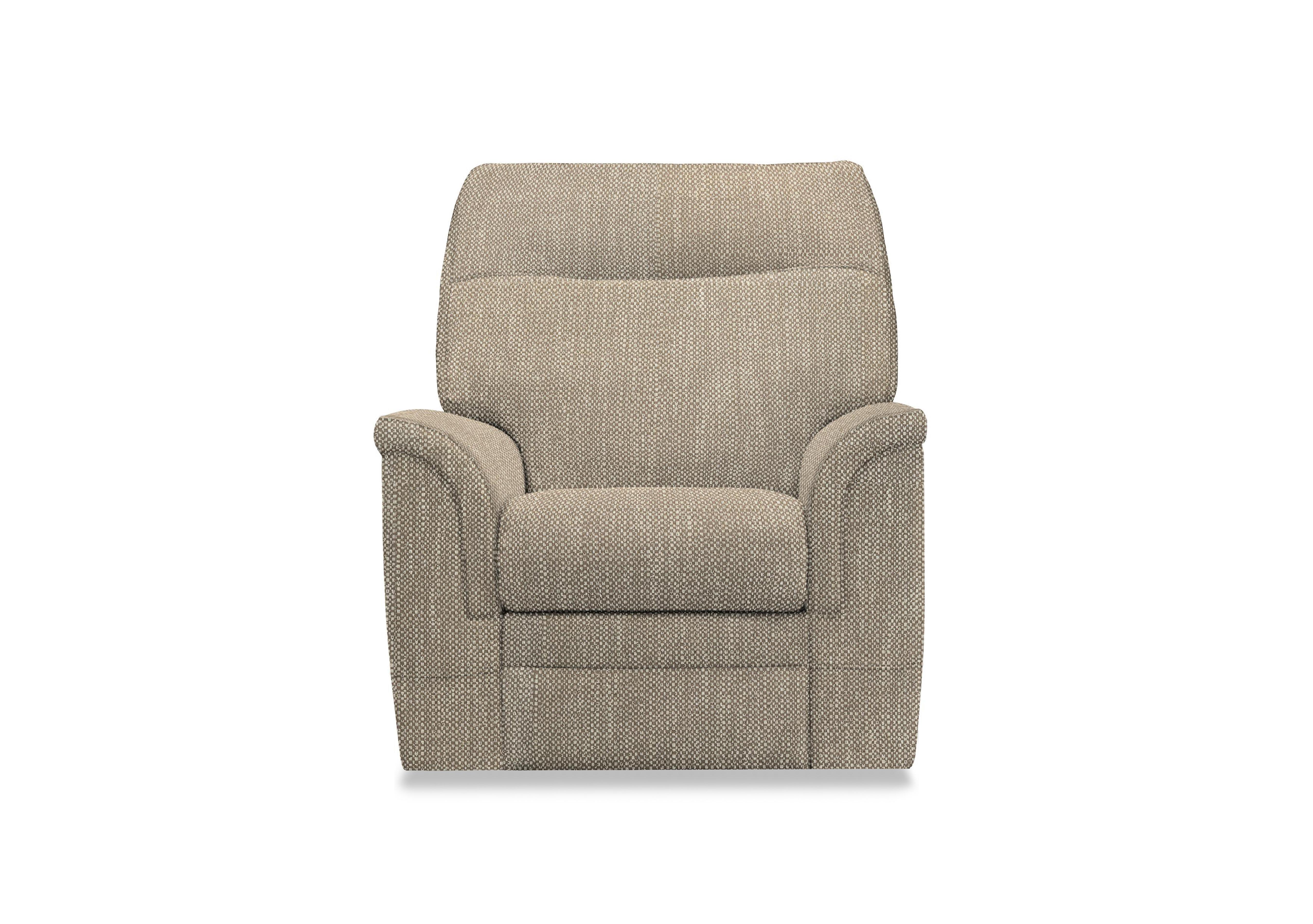 Hudson 23 Fabric Power Recliner Chair with Power Headrest and Power Lumbar in Metric Sable 001477-0025 on Furniture Village
