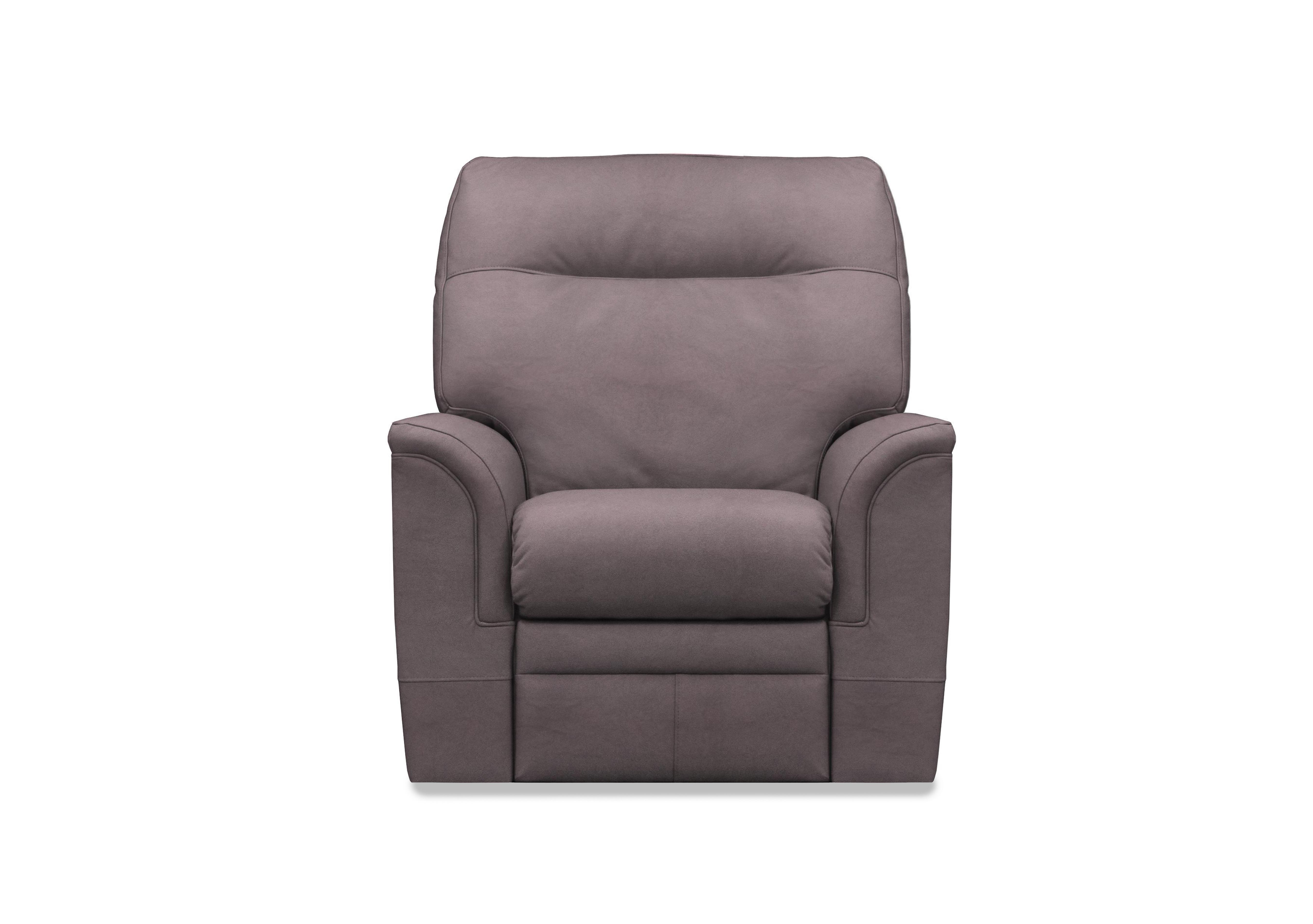 Hudson 23 Leather Power Recliner Chair with Power Headrest and Power Lumbar in Revolution Truffle 009027-0029 on Furniture Village
