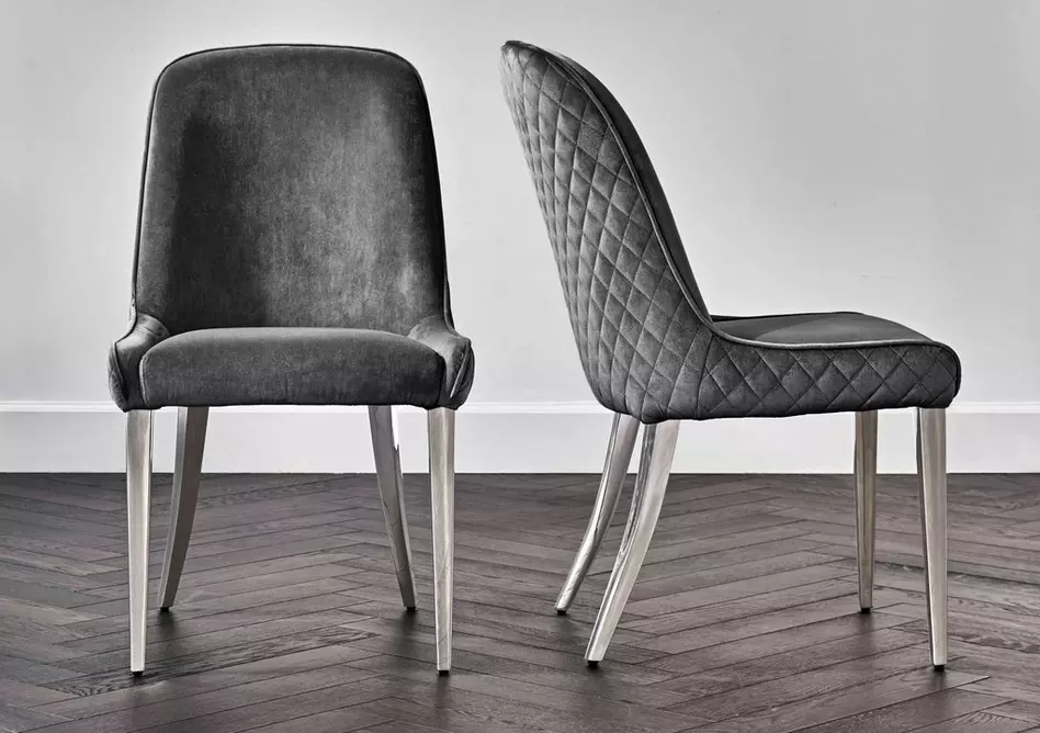 Gabana Set of 4 Velvet Dining Chairs