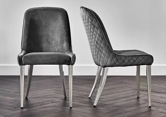 Soft velvet dining chairs hotsell