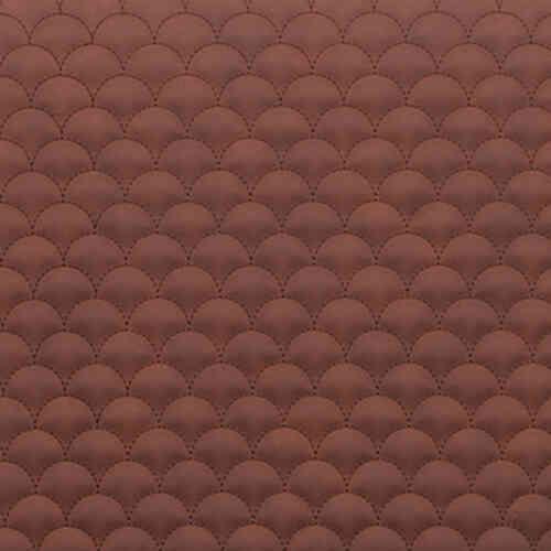 Hanoi Set of 6 Faux Leather Dining Chairs in Tan on Furniture Village