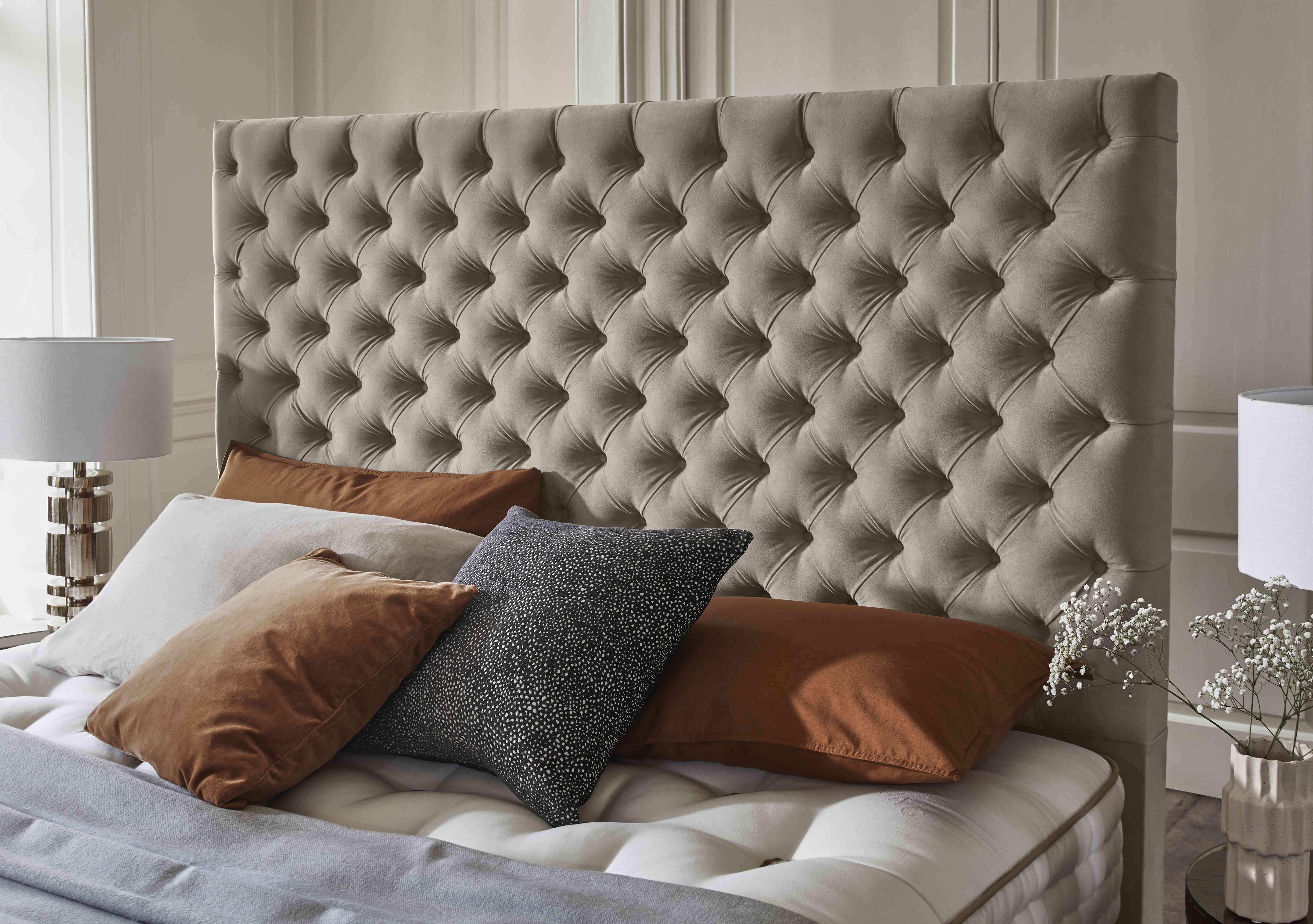 Aldo Floor Standing Headboard in  on Furniture Village