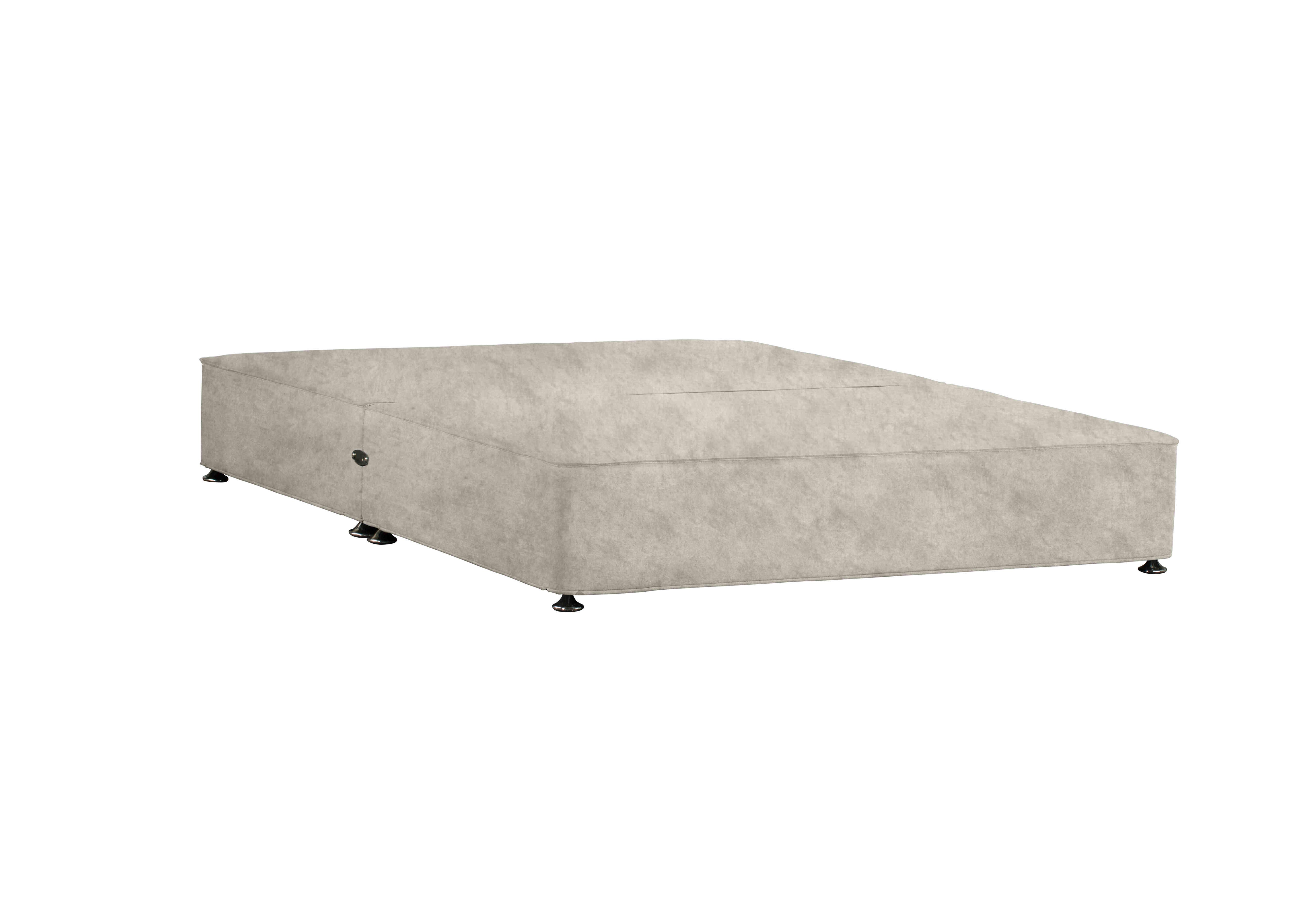 Shallow Divan Base in Daytona Stone on Furniture Village