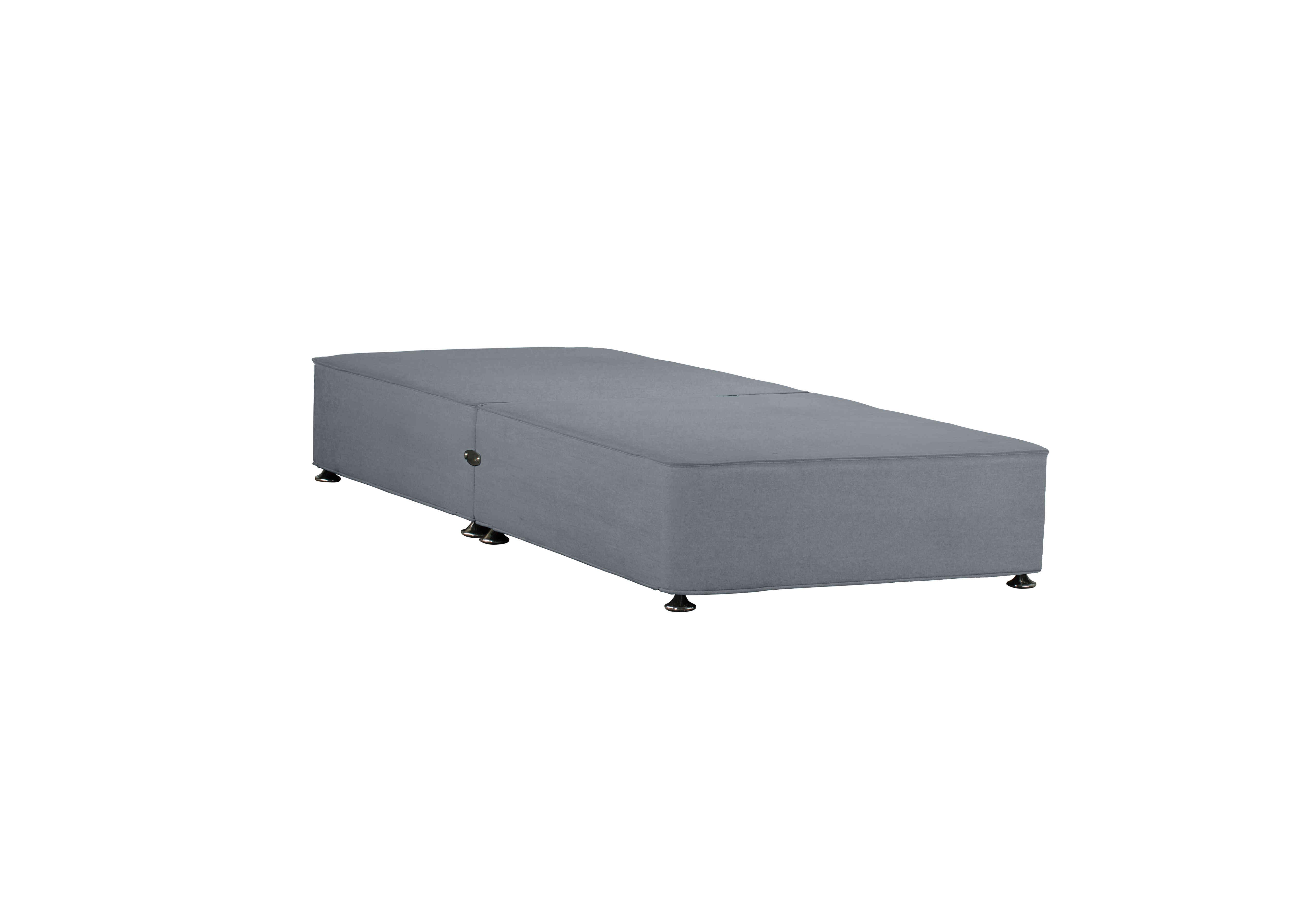 Shallow Divan Base in Joshua Blue on Furniture Village