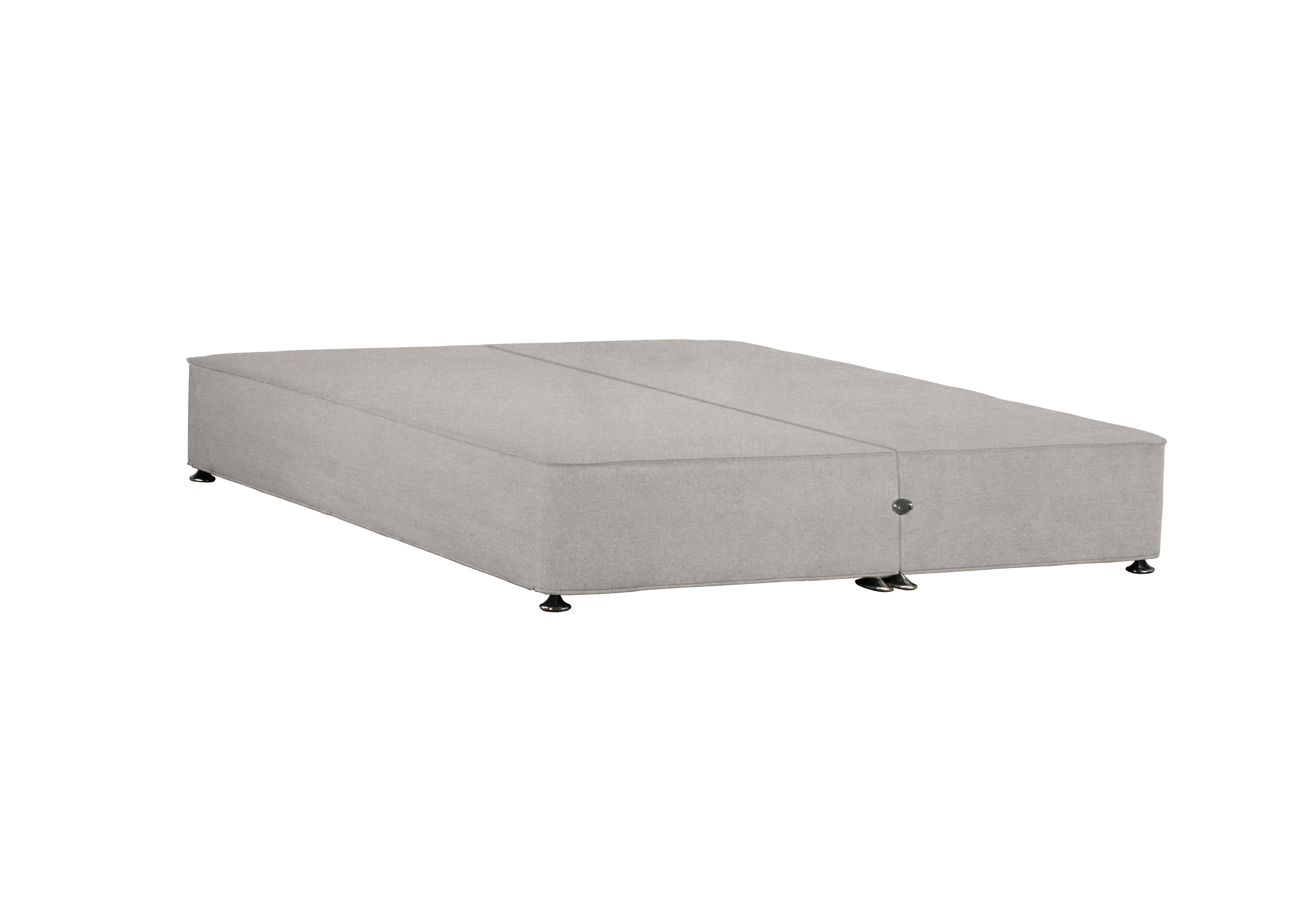Shallow Divan Base in Tweed Stone on Furniture Village